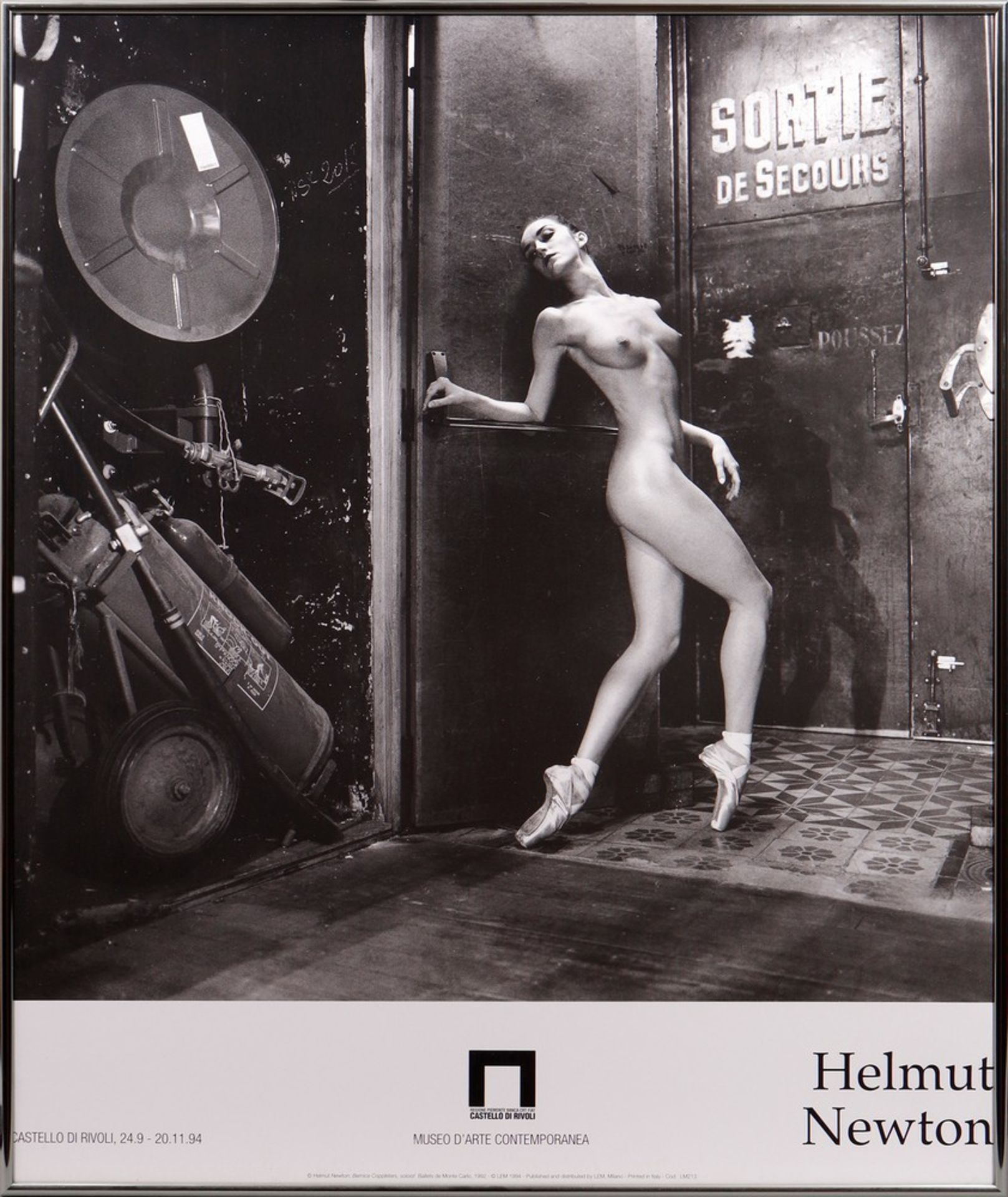 Ausstellungsplakat "Helmut Newton" 