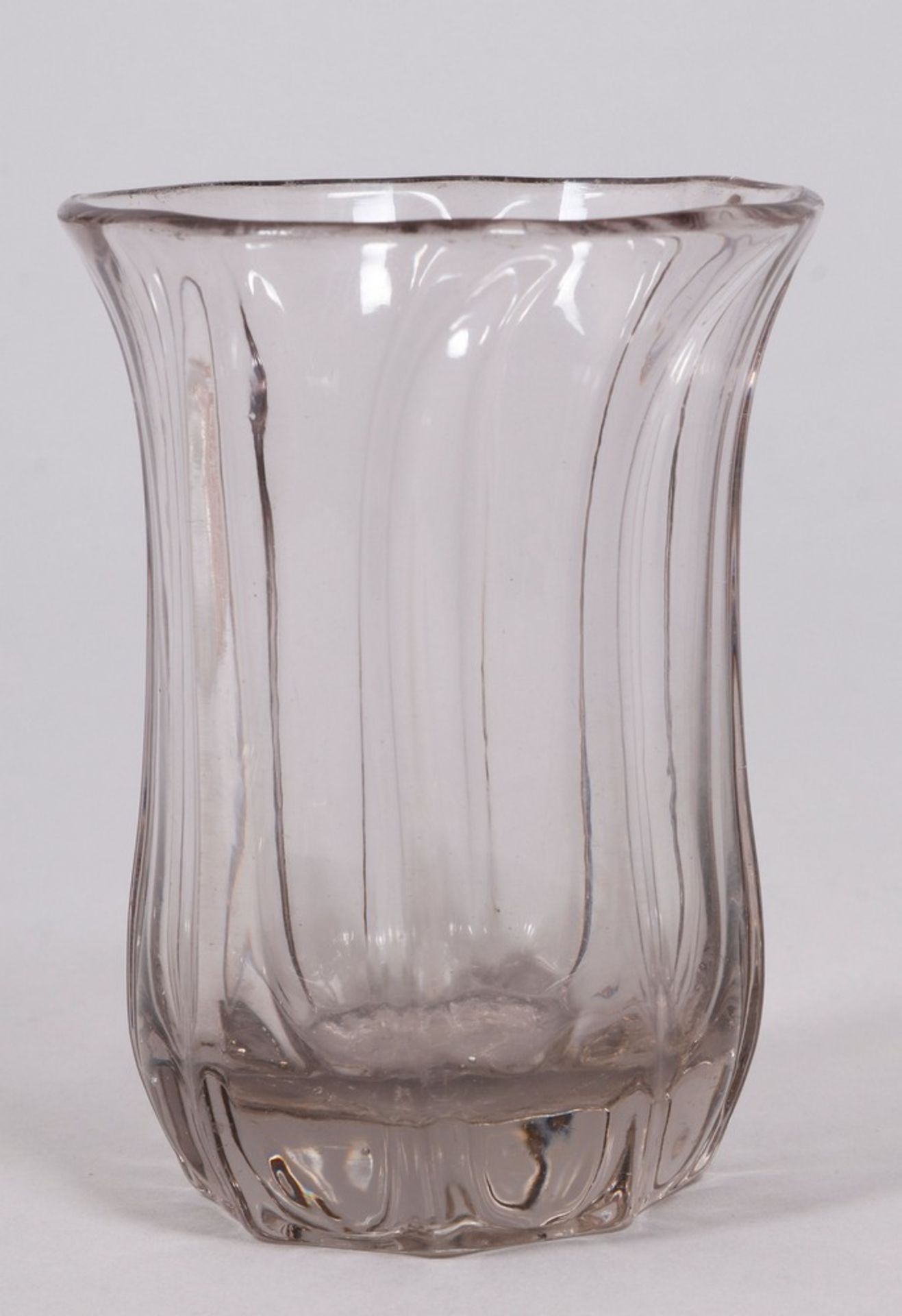 Mixed lot of Biedermeier glasses, 5 pieces, colorless, German, 19th C. - Image 5 of 6