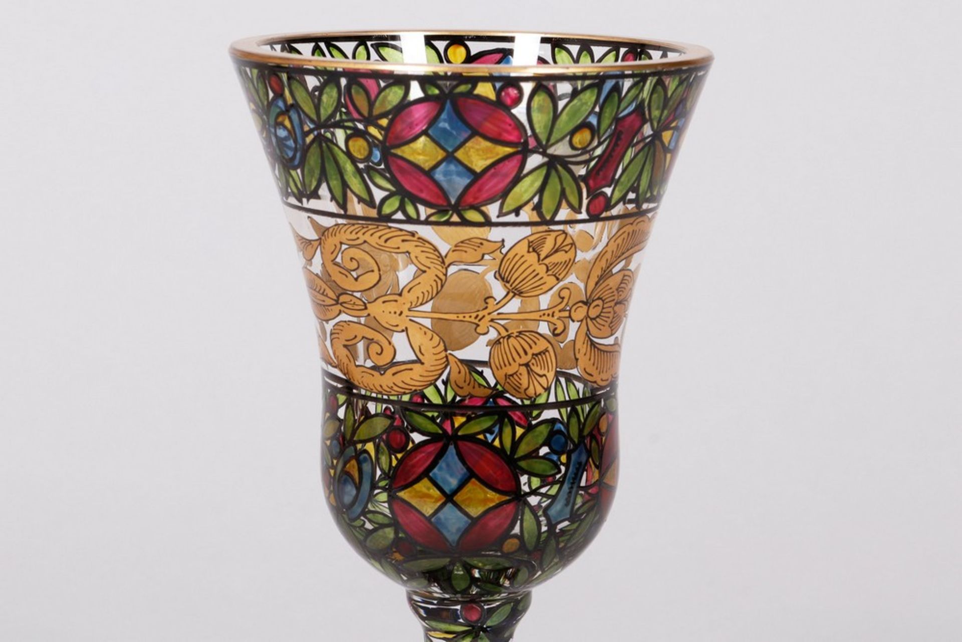 Art Nouveau goblet, probably Steinschönau, c. 1910 - Image 3 of 5