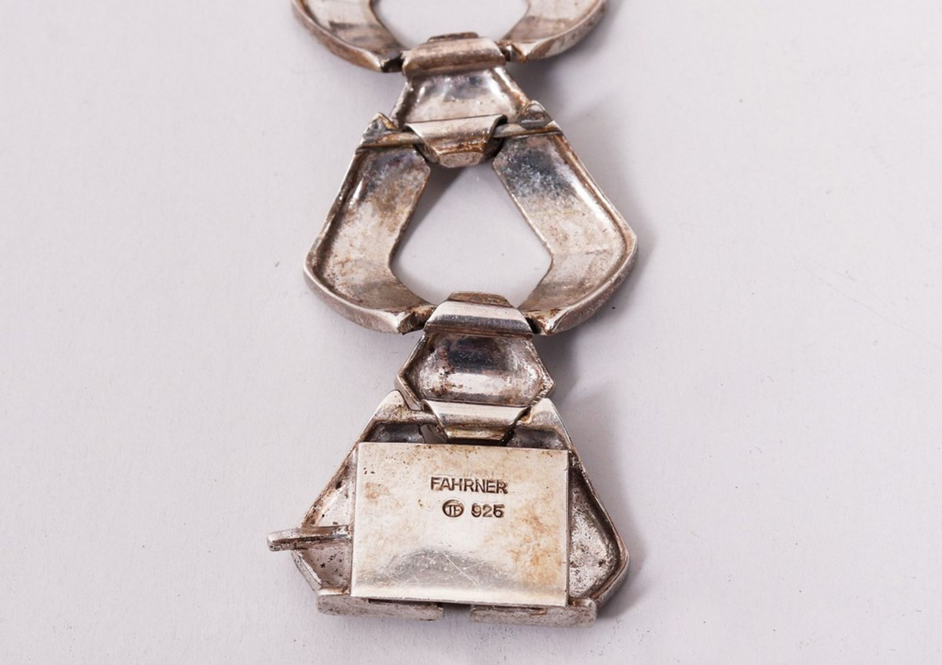 Art Déco-Armband, 925er Silber,Theodor Fahrner (1859, Pforzheim - 1919, Pforzheim)  - Bild 6 aus 6