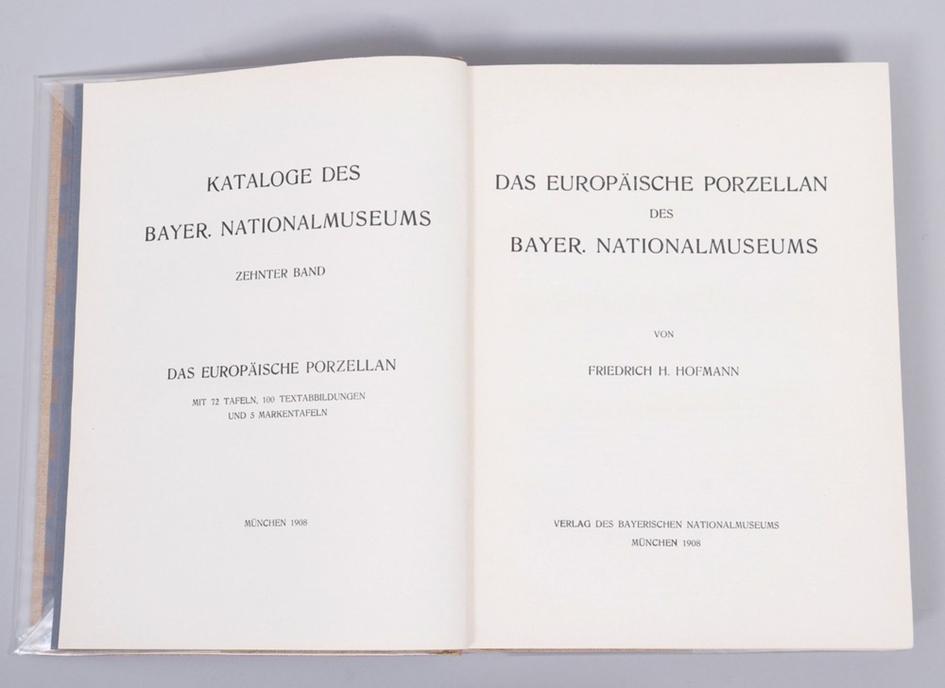 Book, Friedrich H. Hofmann, "Das europäische Porzellan des Bayerischen Nationalmuseums" - Image 2 of 2