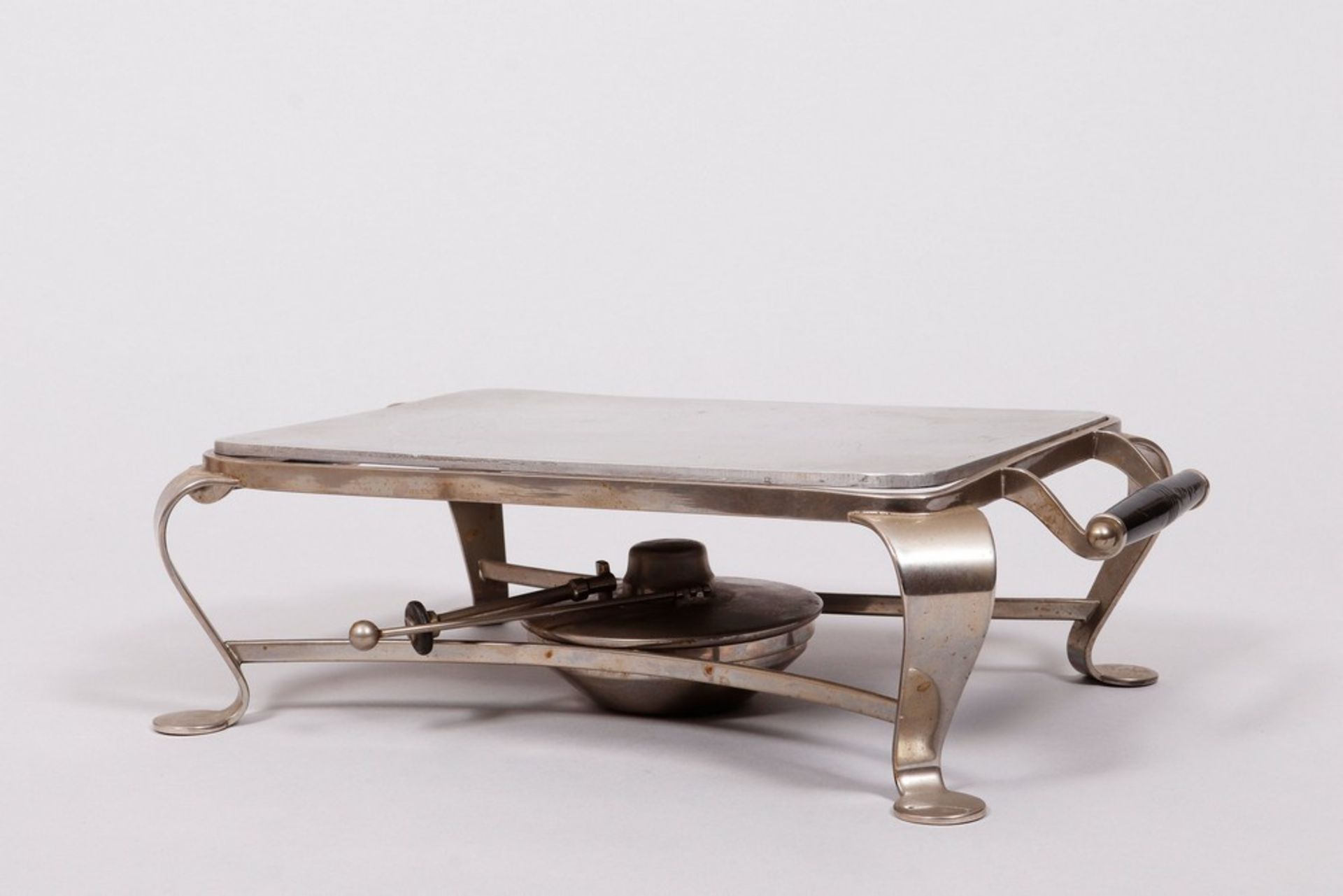 Rechaud, silver-plated, Carl Deffner, Esslingen, c. 1920