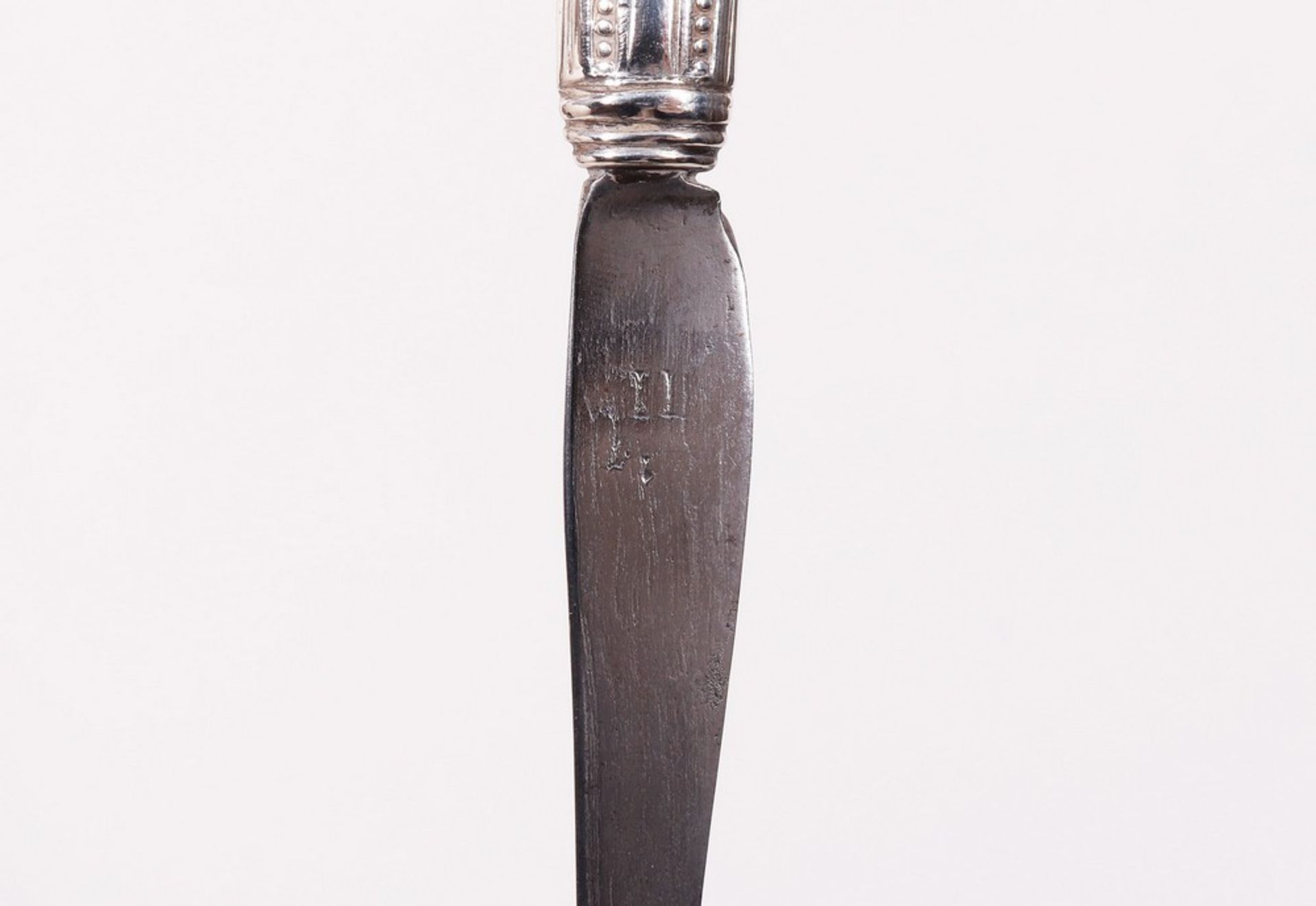 Travel cutlery in case, silver/metal, 18th/19th C. - Image 3 of 4