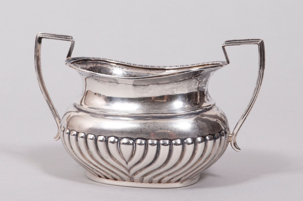 Tea set, 925 silver, James Dixon & Sons/Williams Ltd., Sheffield/Birmingham, c. 1904/9, 3 pcs. - Image 5 of 9