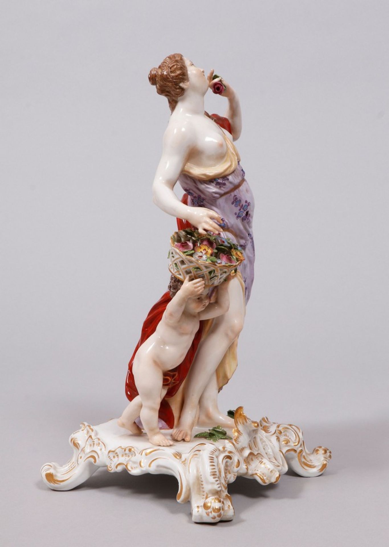 "Der Frühling", Meissen, Ende 19.Jh., Entwurf Johann Friedrich Eberlein (1695 - 1749)  - Bild 5 aus 7