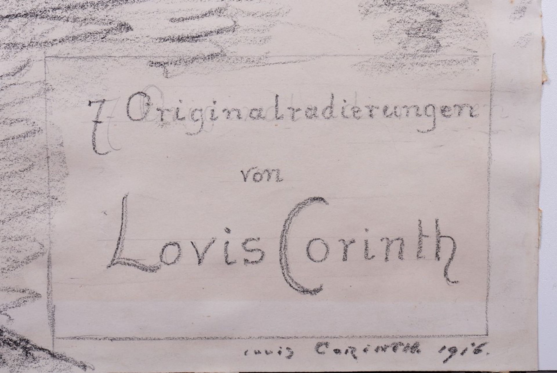 Lovis Corinth (1858 in Tapiau, Russland - 1925 in Zandvoort, Niederlande) - Image 4 of 9