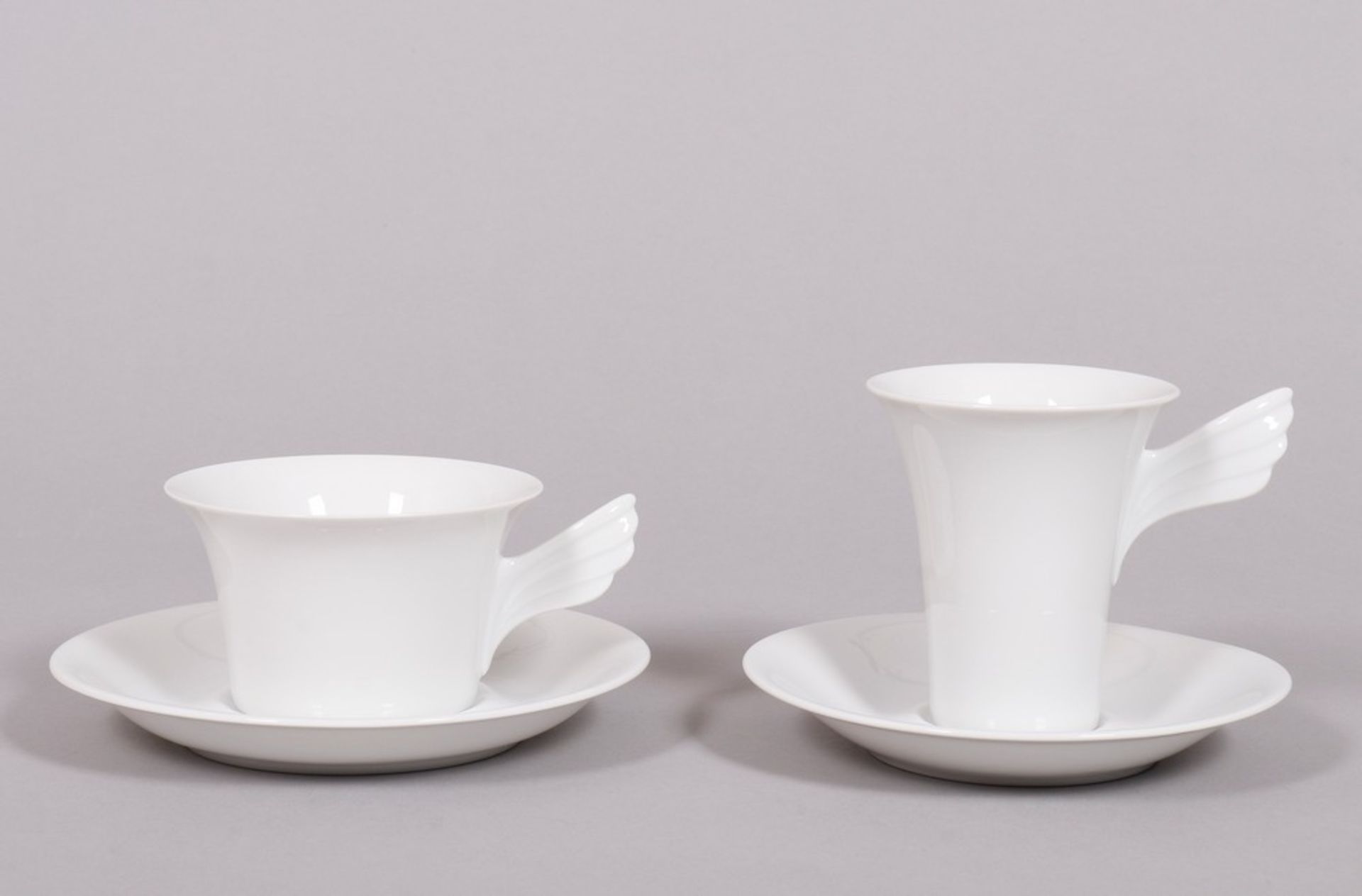 Kaffee- und Teeservice, Form "Mythos", Entwurf von Paul Wunderlich für Rosenthal, 2.H. 20.Jh., 27-t - Bild 6 aus 9