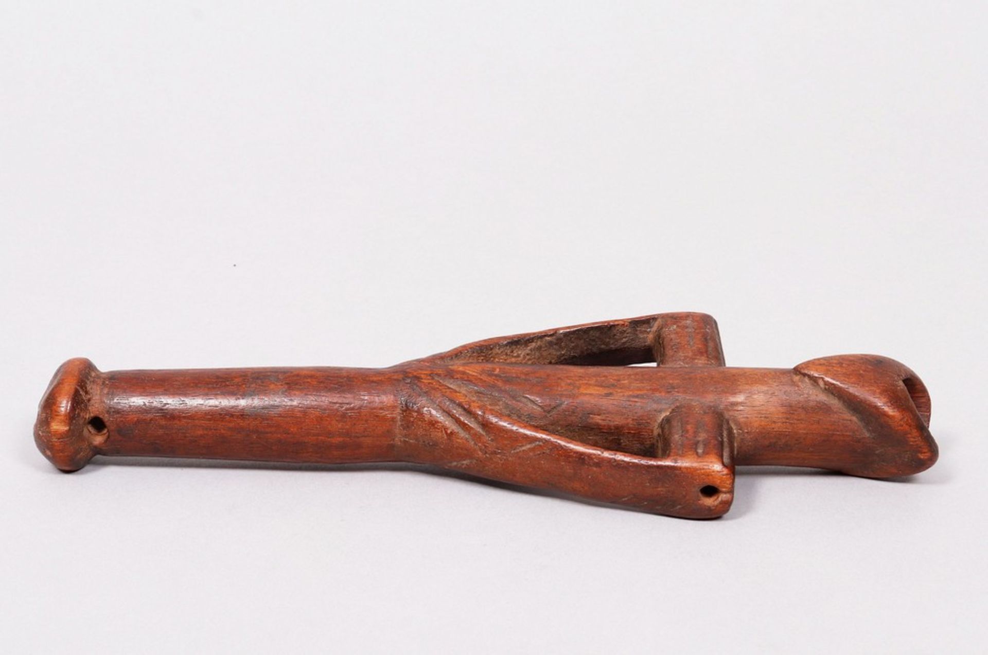 Mossi-Flöte, Elfenbeinküste, 1. H. 20.Jh.  - Bild 3 aus 3