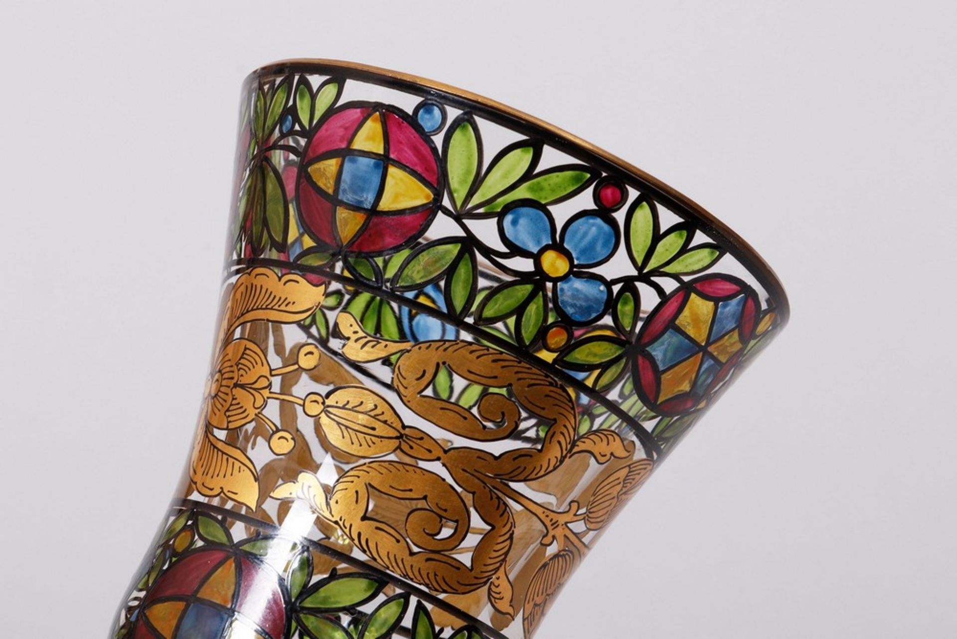 Art Nouveau goblet, probably Steinschönau, c. 1910 - Image 4 of 5