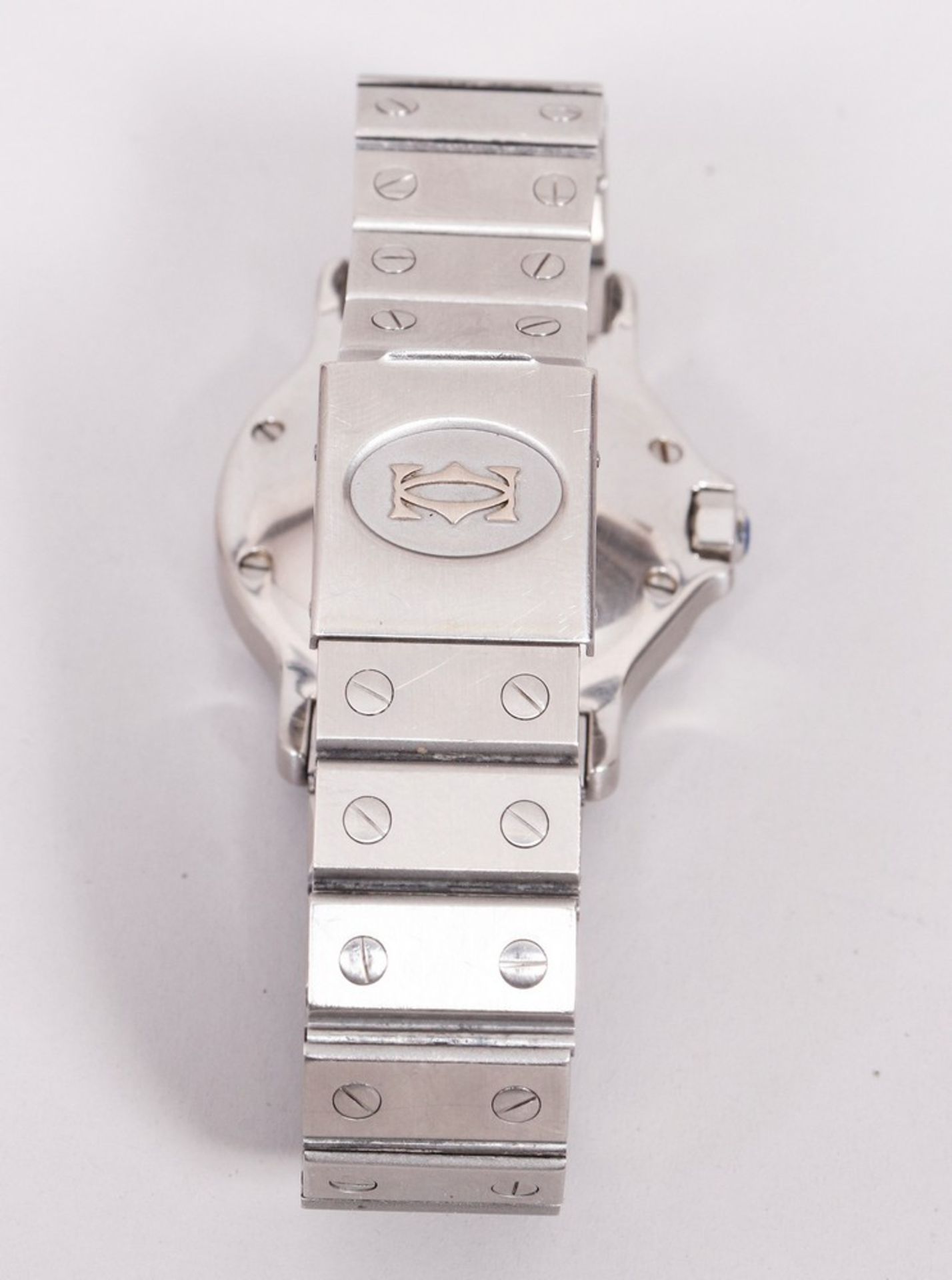 Armbanduhr Herren, Cartier, Santos Ronde, Stahl, Automatic  - Bild 4 aus 5