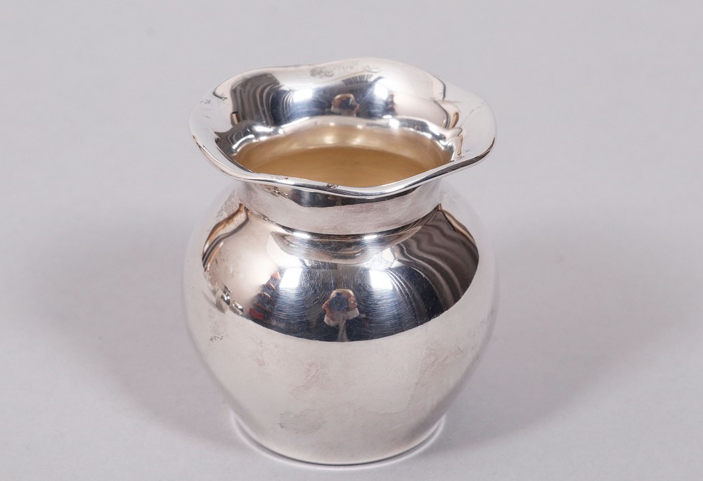 Pair of small vases, 925 silver, Jakob Grimmiger, Schwäbisch Gmünd, 20th C. - Image 3 of 4