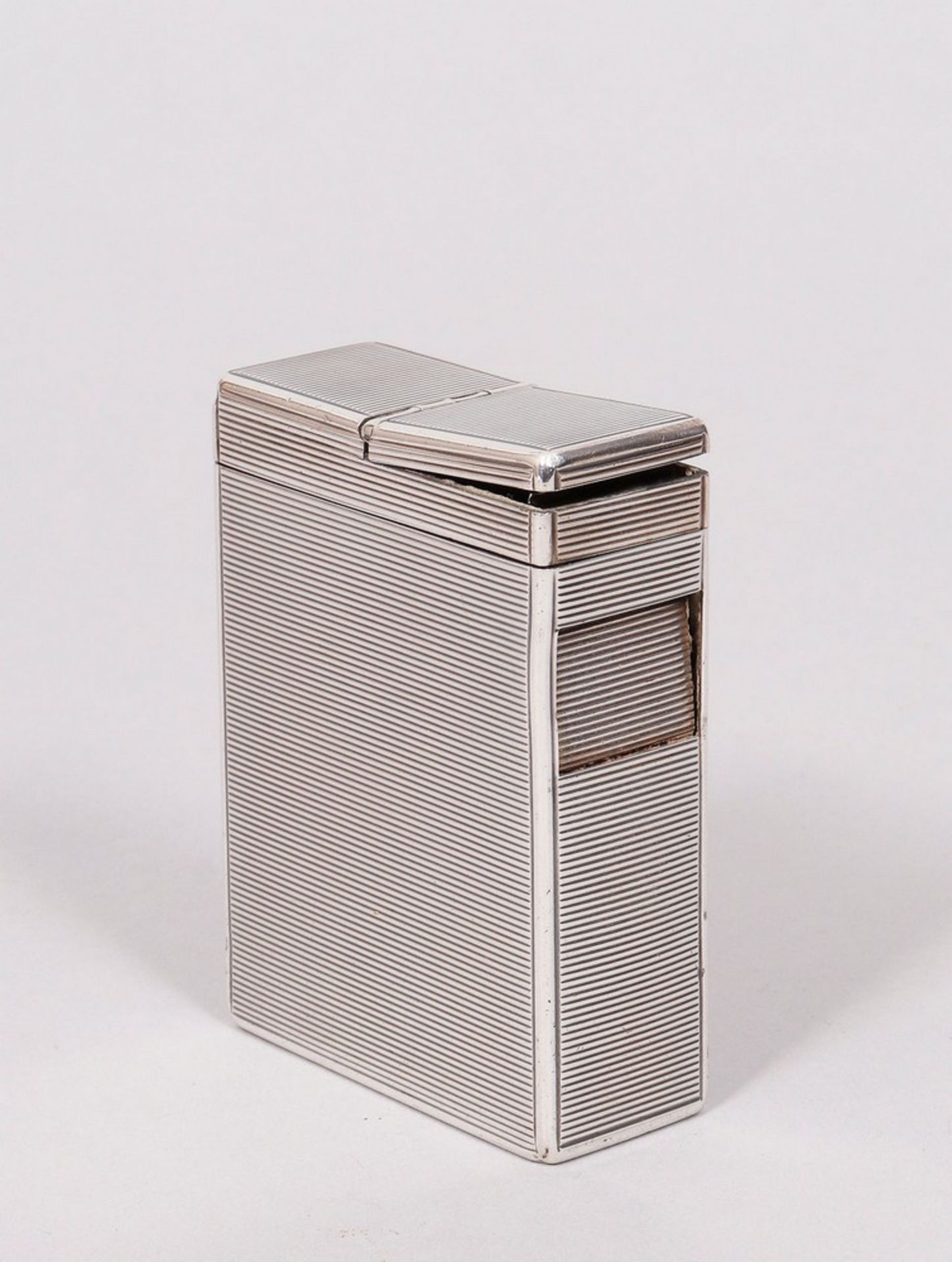 Cigarette box, 925 silver, Franz Johann jr., Schwäbisch Gmünd, 1st half 20th C.