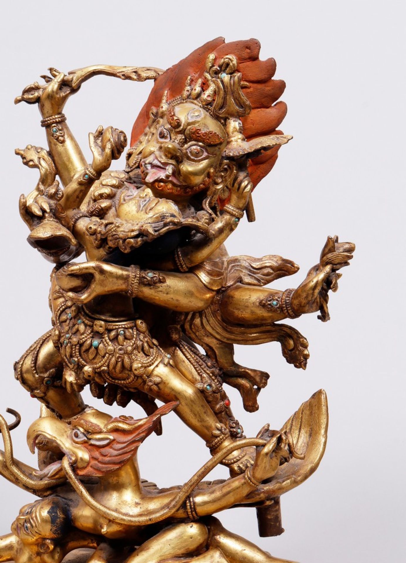 Mahakala, Tibet/Nepal, 19th C. or earlier - Image 2 of 6