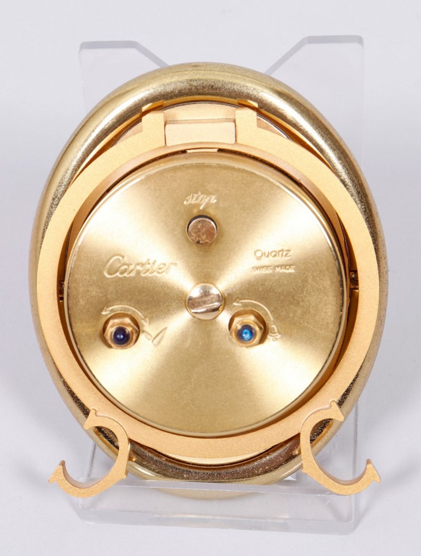 Table alarm clock, Cartier, 20th C. - Image 4 of 4