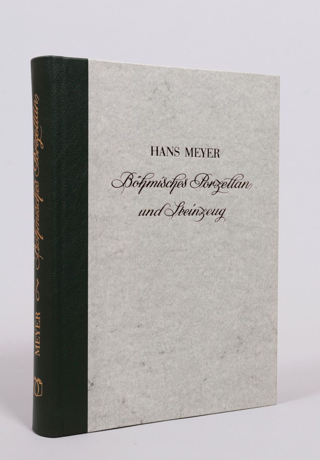 Book, Hans Meyer, "Bohemian Porcelain and Stoneware", facsimile print