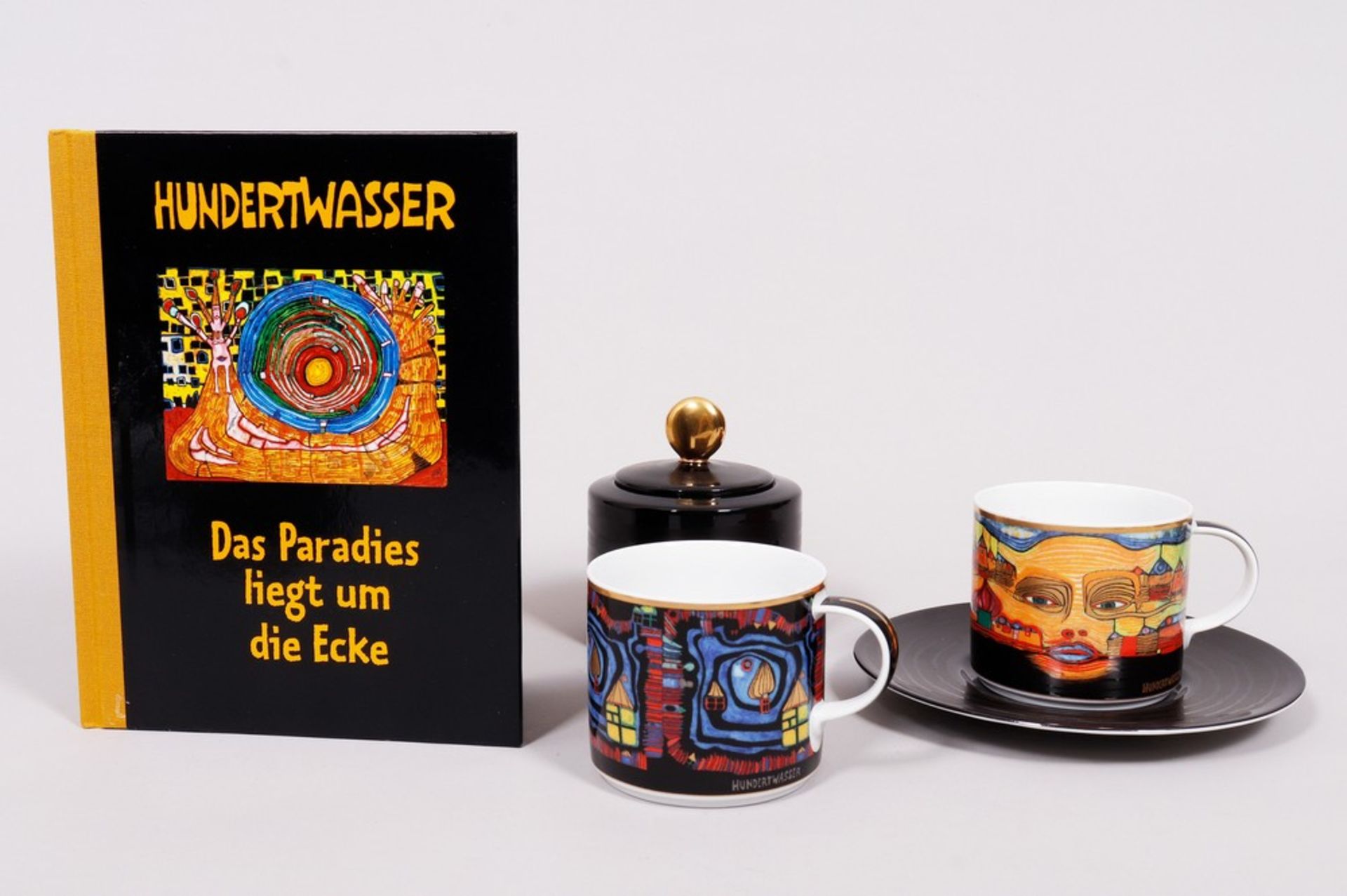 Coffee service, design Friedensreich Hundertwasser (1928-2000) for Gruener Janura, Königl. priv. Po - Image 16 of 18