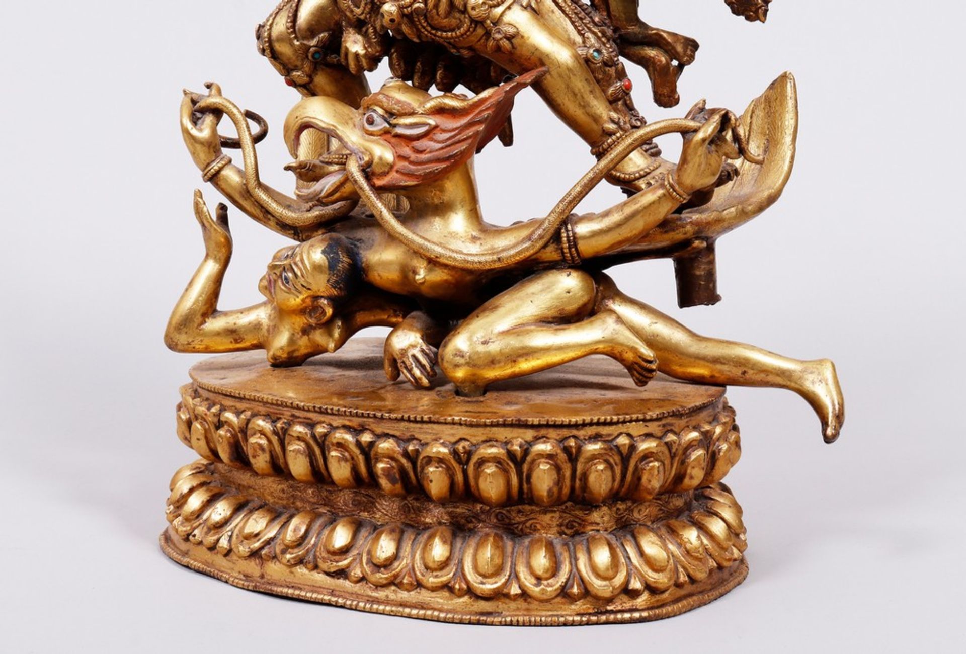 Mahakala, Tibet/Nepal, 19th C. or earlier - Image 3 of 6