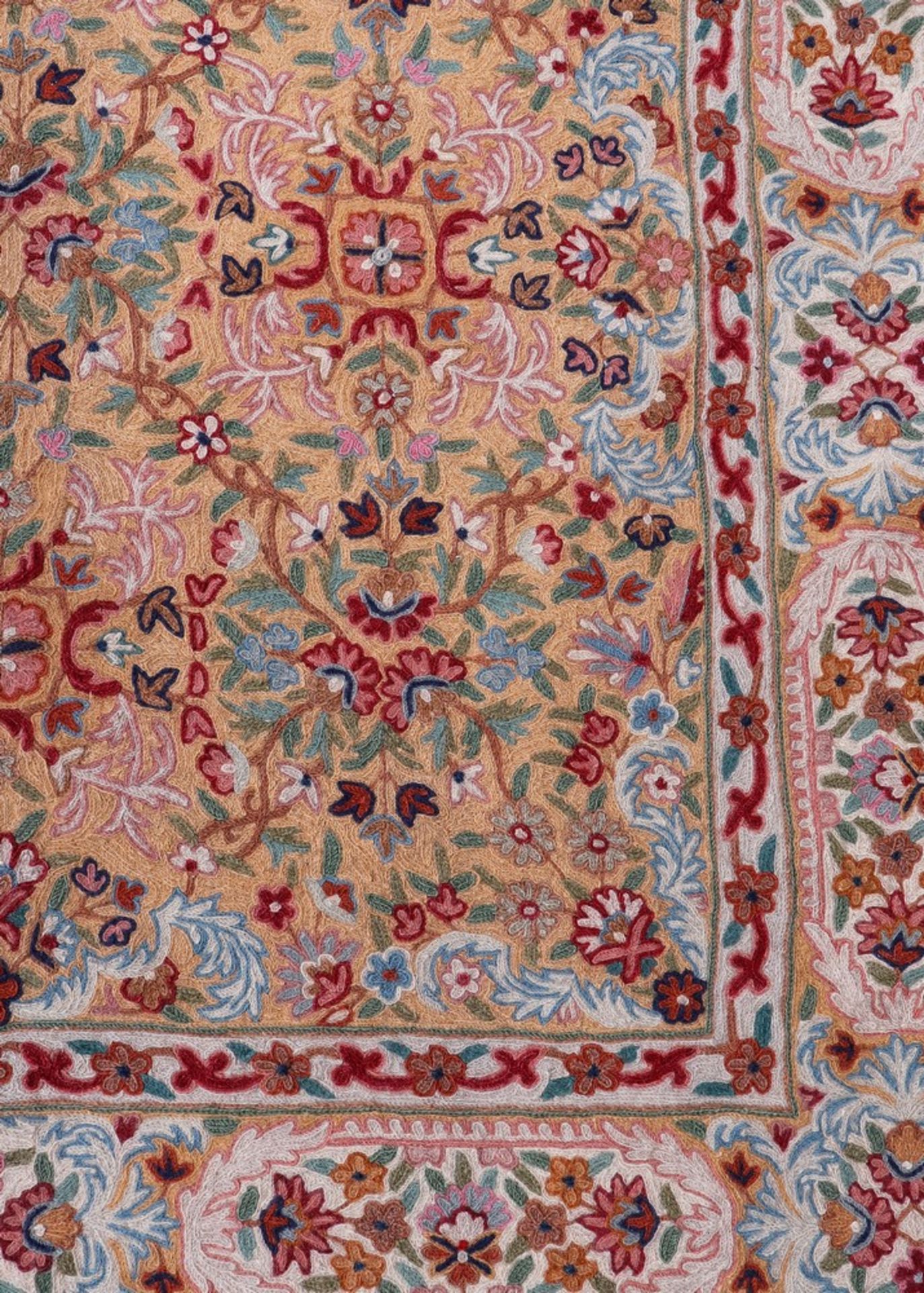 Tapestry, oriental Resht embroidery - Image 2 of 3