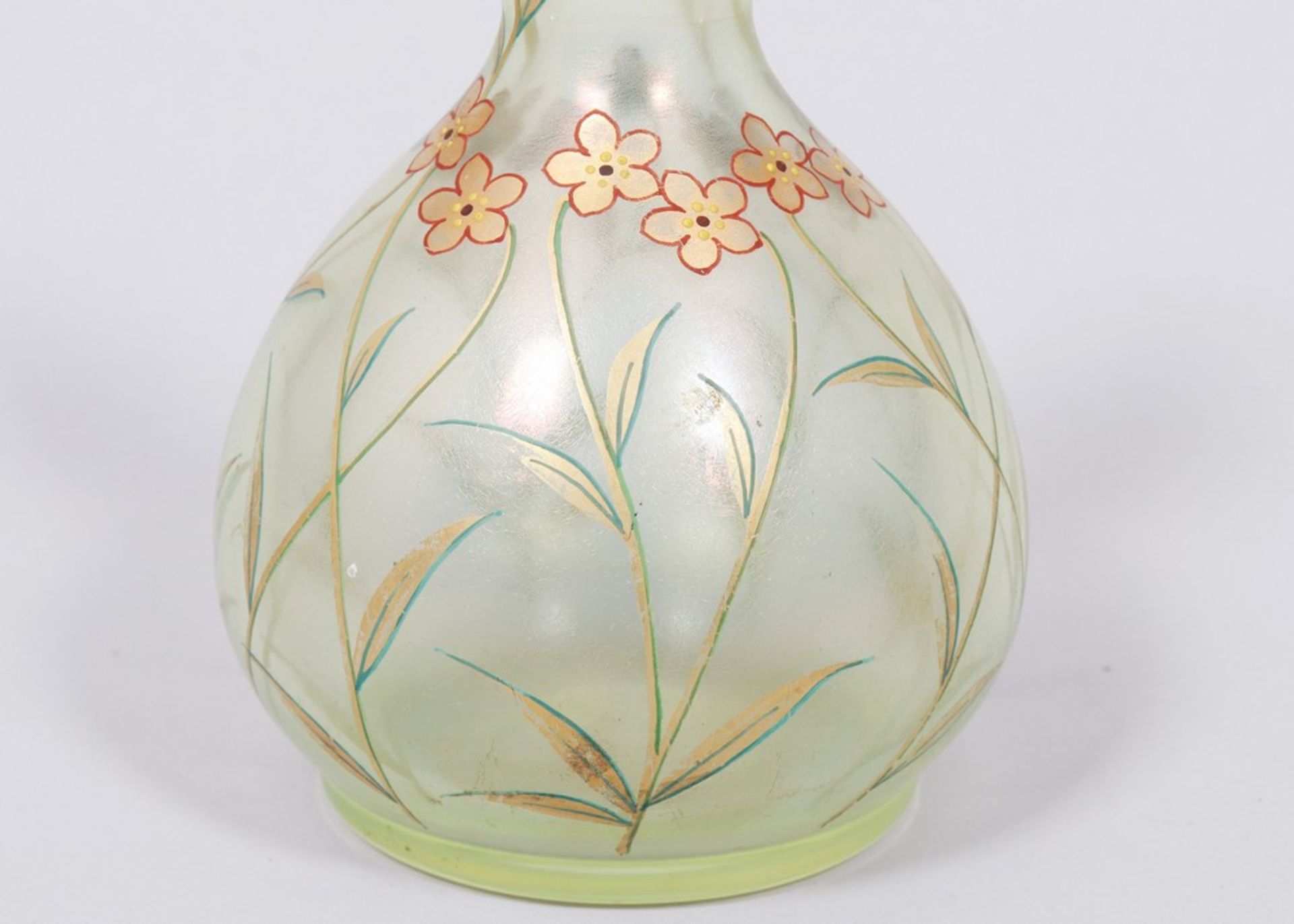 Kleine Jugendstil-Vase, wohl Böhmen, um 1900  - Bild 2 aus 5