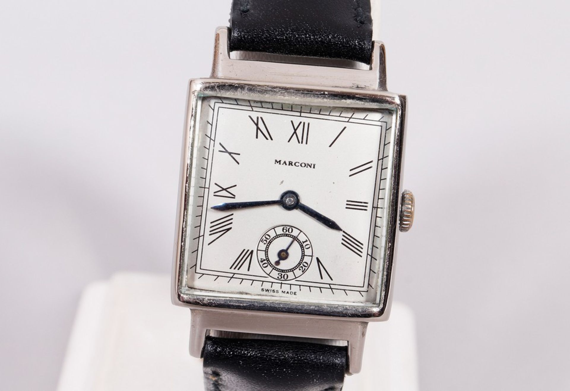 Herrenarmbanduhr, Marconi, Schweiz, um 1950  - Bild 2 aus 3