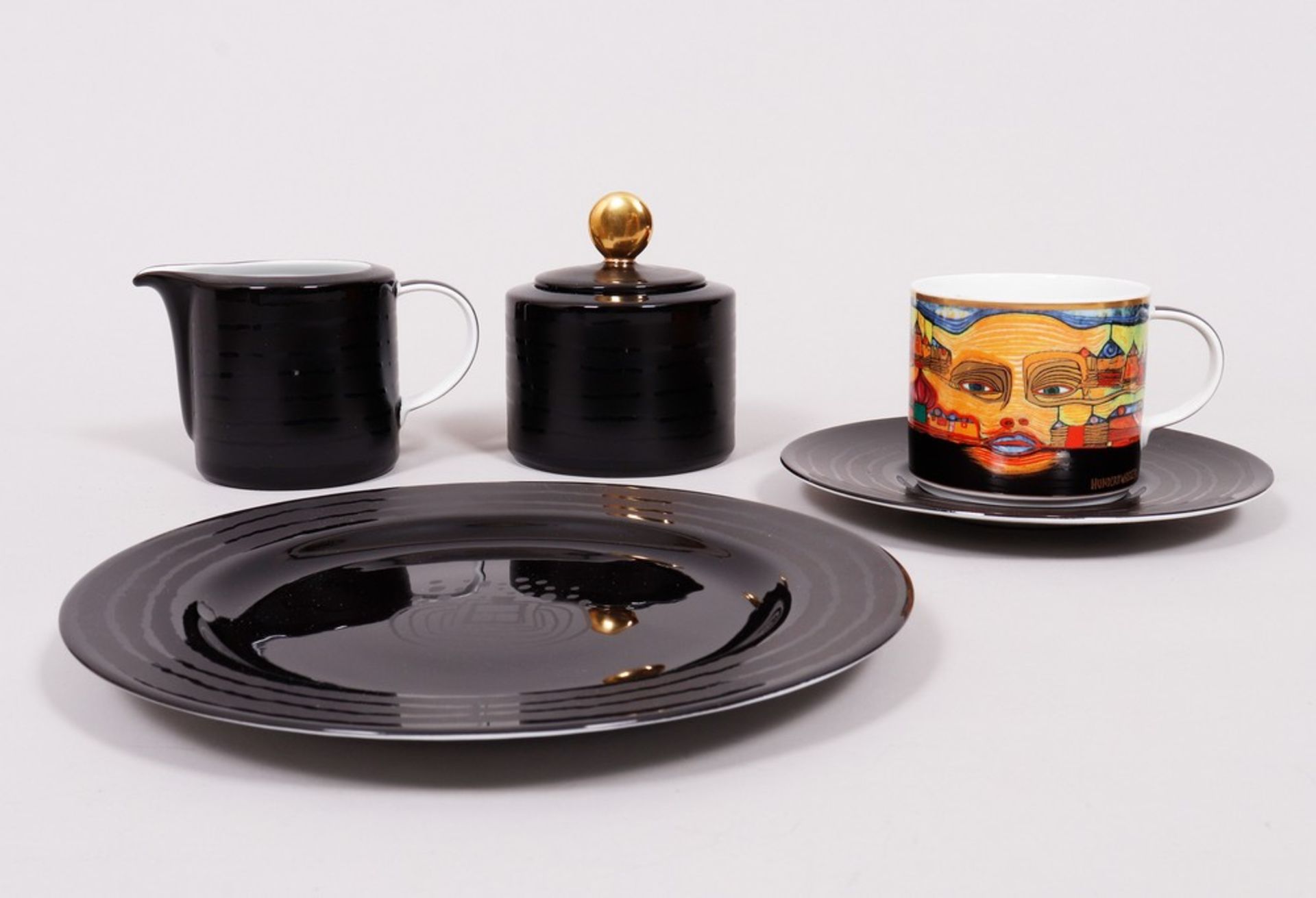 Coffee service, design Friedensreich Hundertwasser (1928-2000) for Gruener Janura, Königl. priv. Po - Image 15 of 18