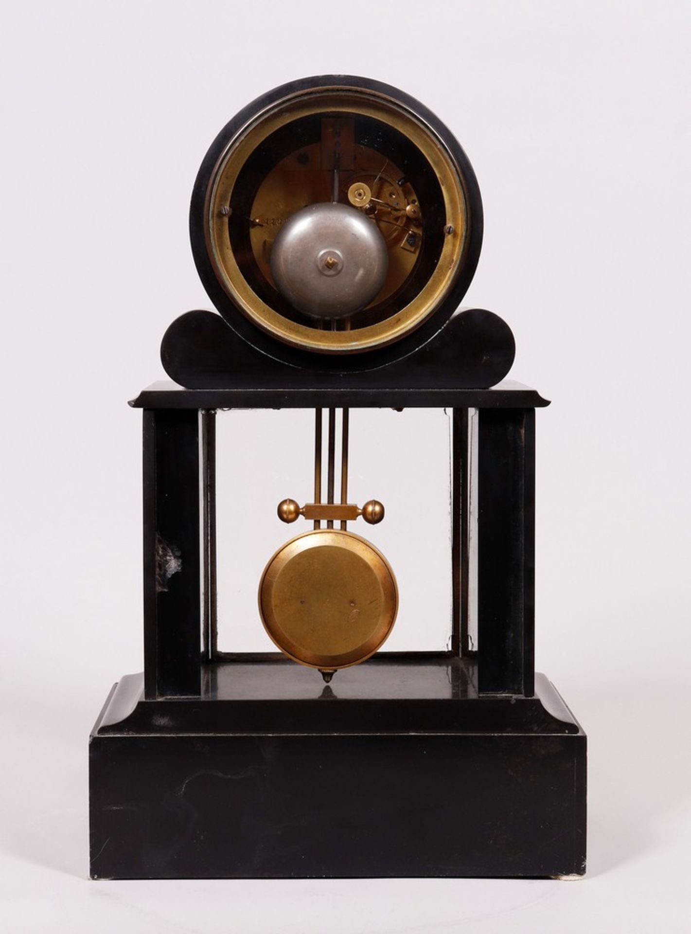 Table clock, probably France, 19th C. - Image 3 of 8