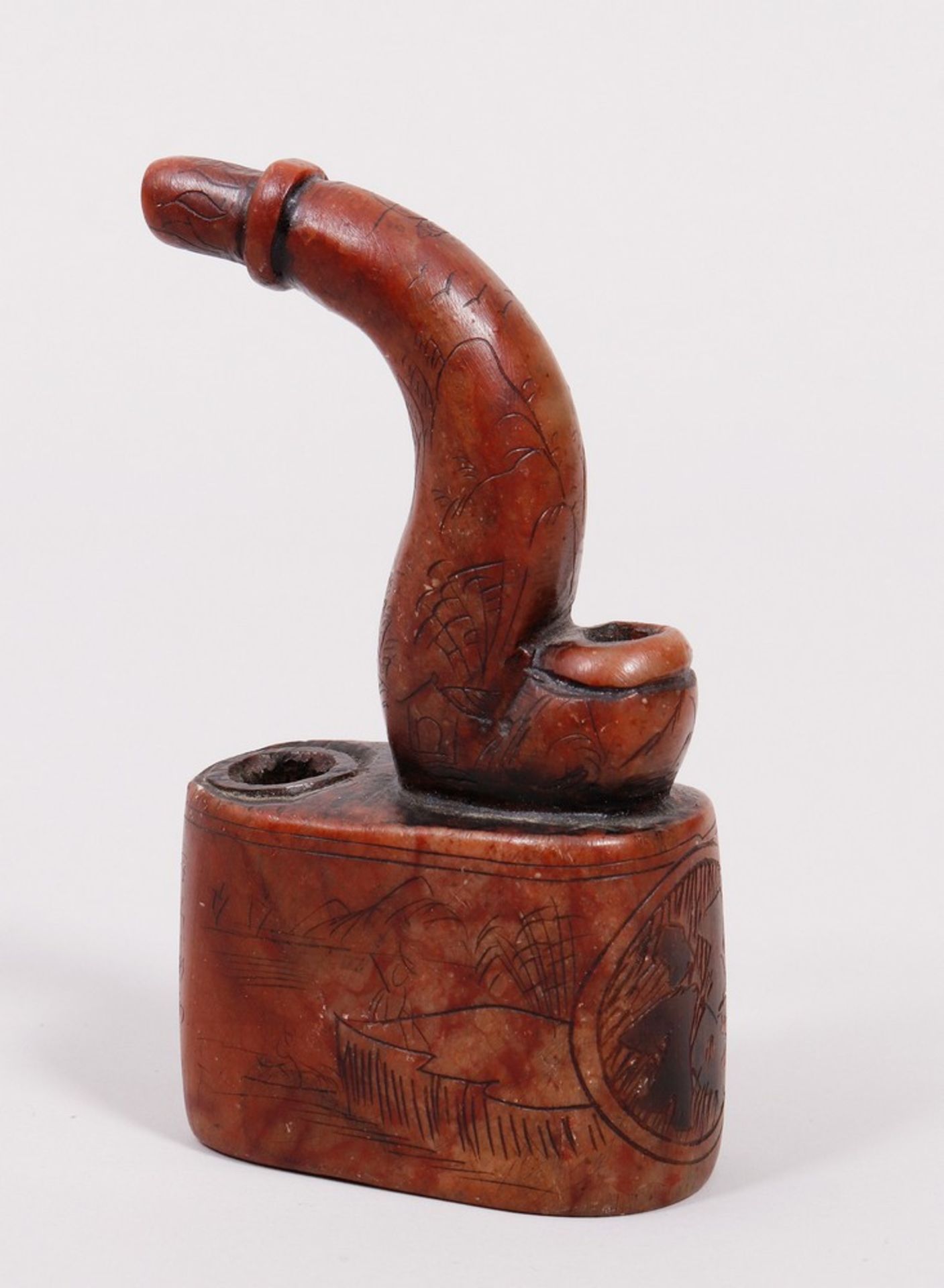 2 opium pipes, China, 20th C. - Image 4 of 7