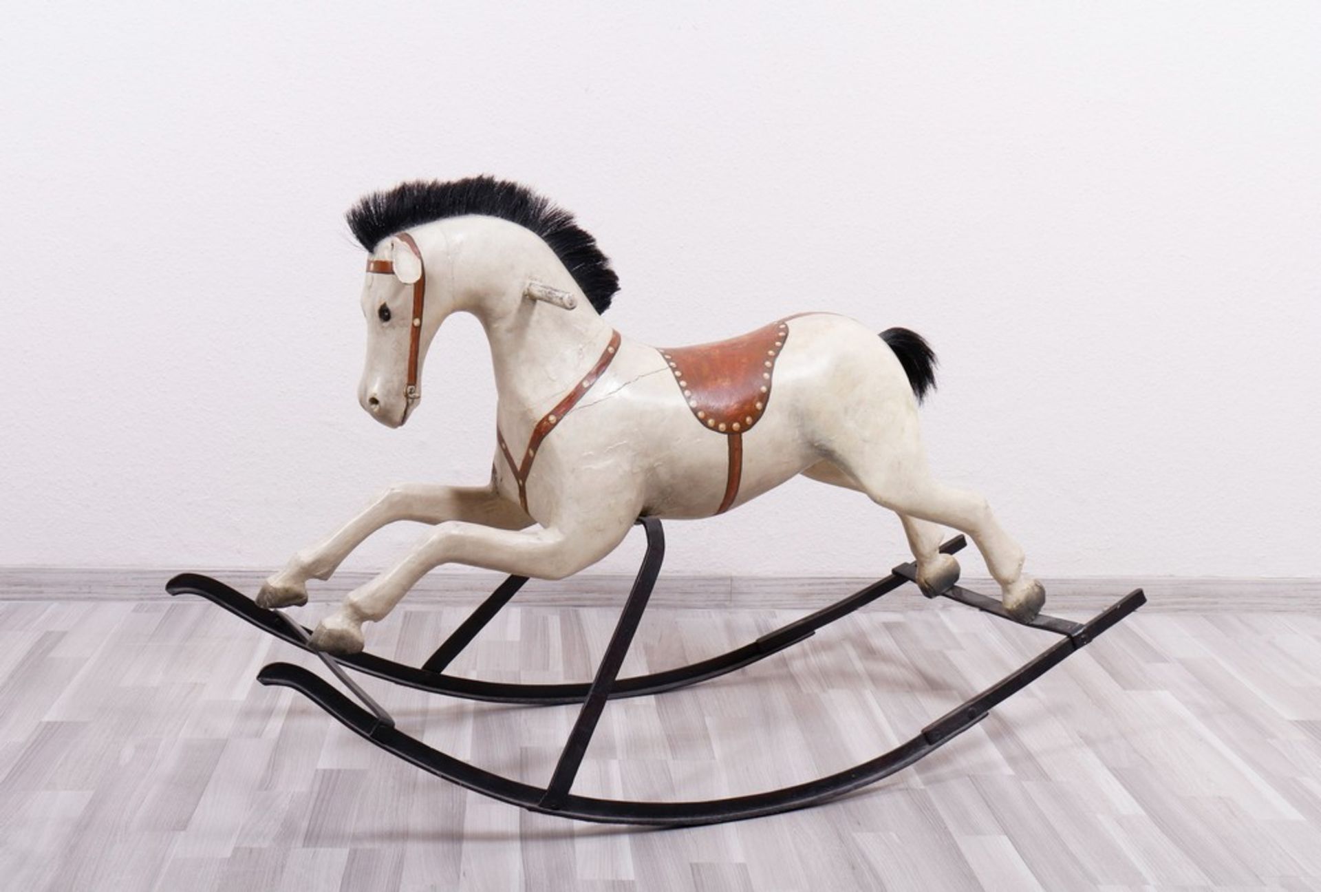 Rocking horse, probably German, c. 1900/20