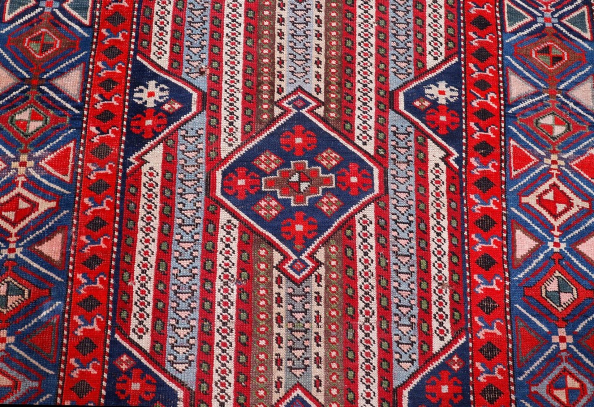 Carpet, Kuba-Shirvan, Caucasus, c. 60 years old - Image 2 of 4