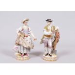 Gärtner und Gärtnerin, Entwurf Michel Victor Acier (1736, Versailles - 1799, Dresden) für Meissen,