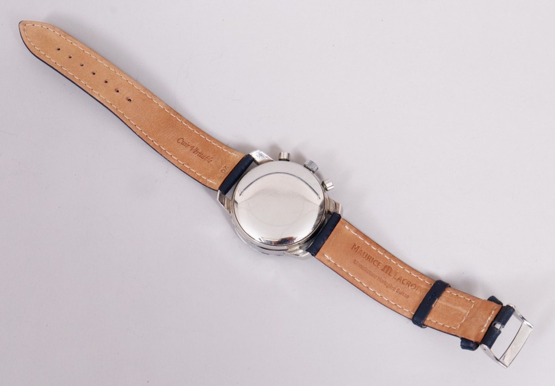 Wristwatch, Heuer Autavia, Oversize Chronograph Ref. 2446C, c. 1971, - Image 4 of 6