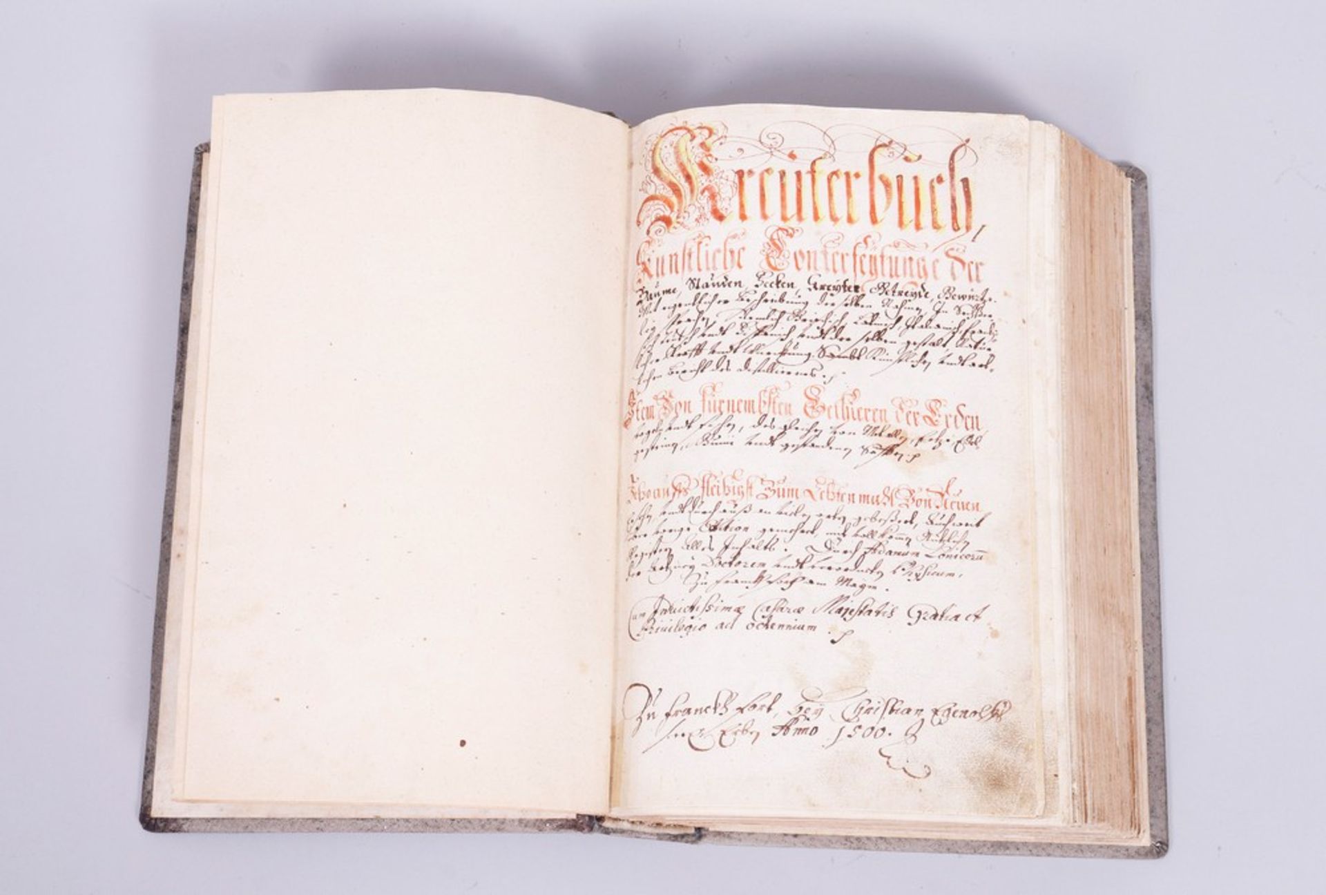 Buch, Adam Lonitzer (1528, Marburg - 1586, Frankfurt am Main) 