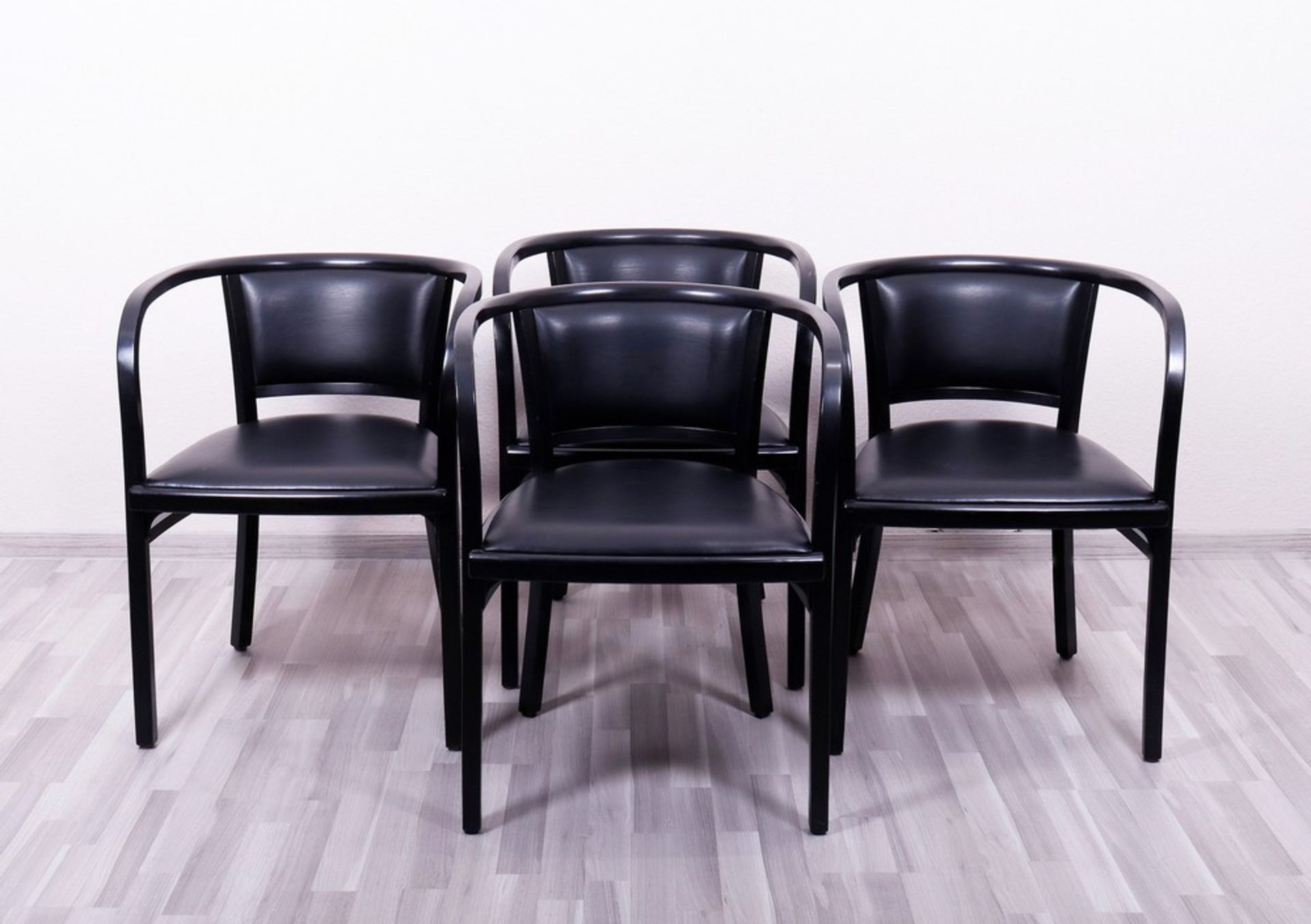 4 armchairs, Thonet, 20th C.