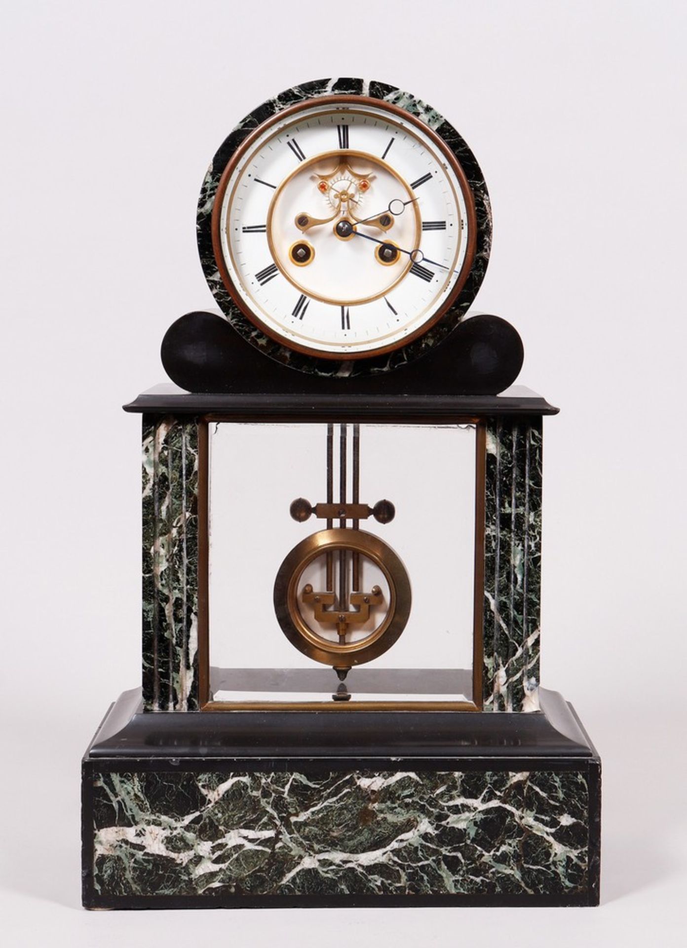 Table clock, probably France, 19th C.