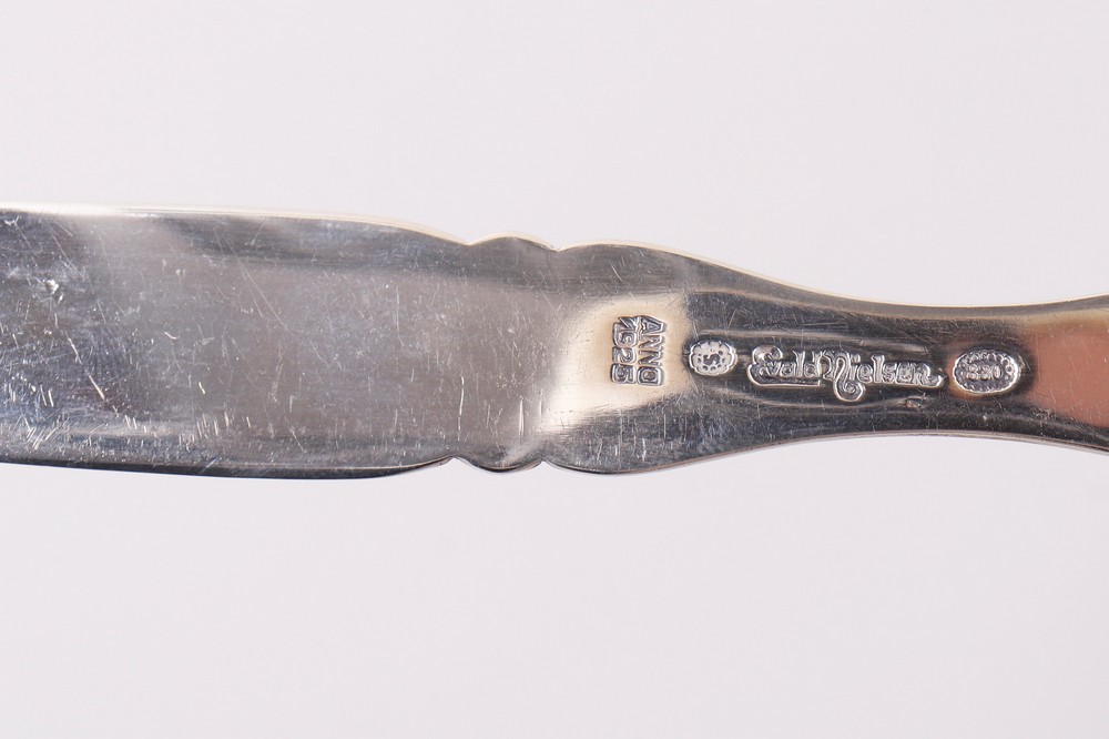 Art Deco letter opener, 830 silver, Evald Nielsen, Copenhagen, c. 1925 - Image 3 of 3