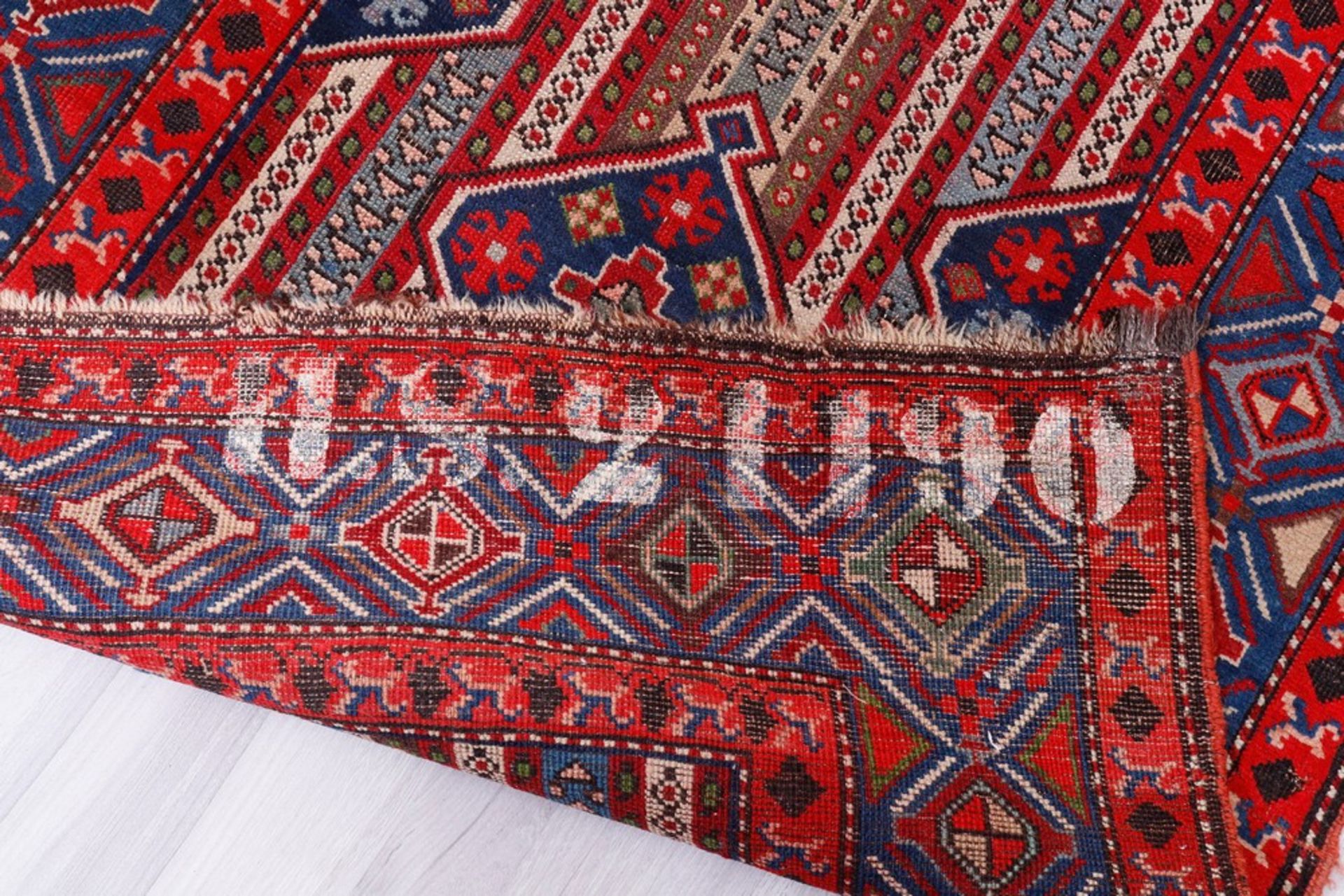 Carpet, Kuba-Shirvan, Caucasus, c. 60 years old - Image 3 of 4