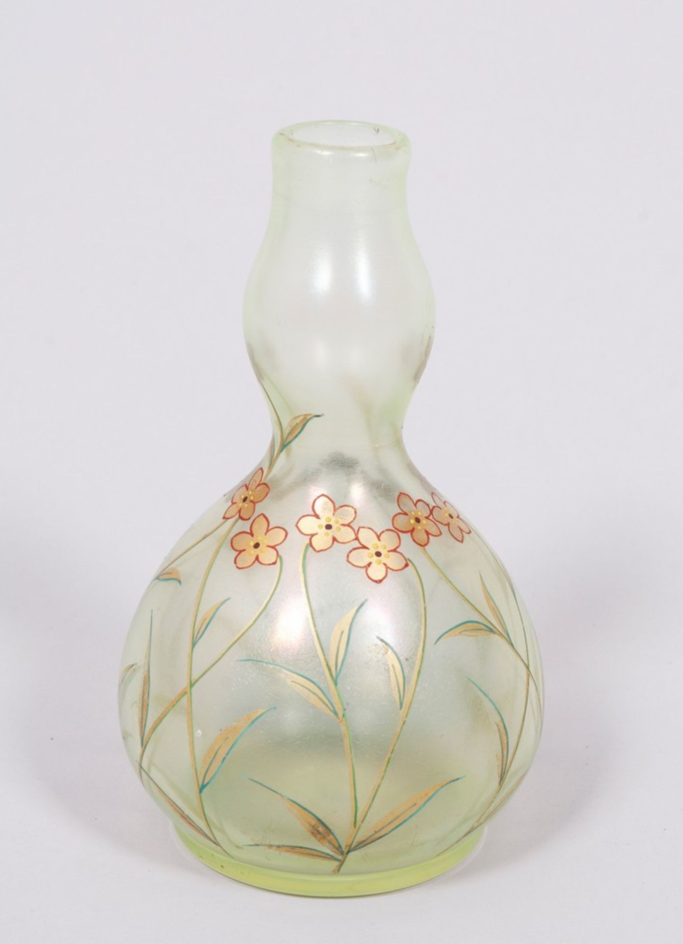 Kleine Jugendstil-Vase, wohl Böhmen, um 1900  - Bild 3 aus 5