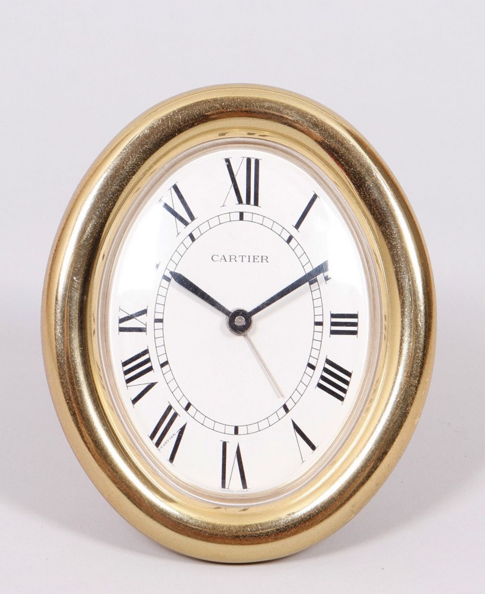 Table alarm clock, Cartier, 20th C.