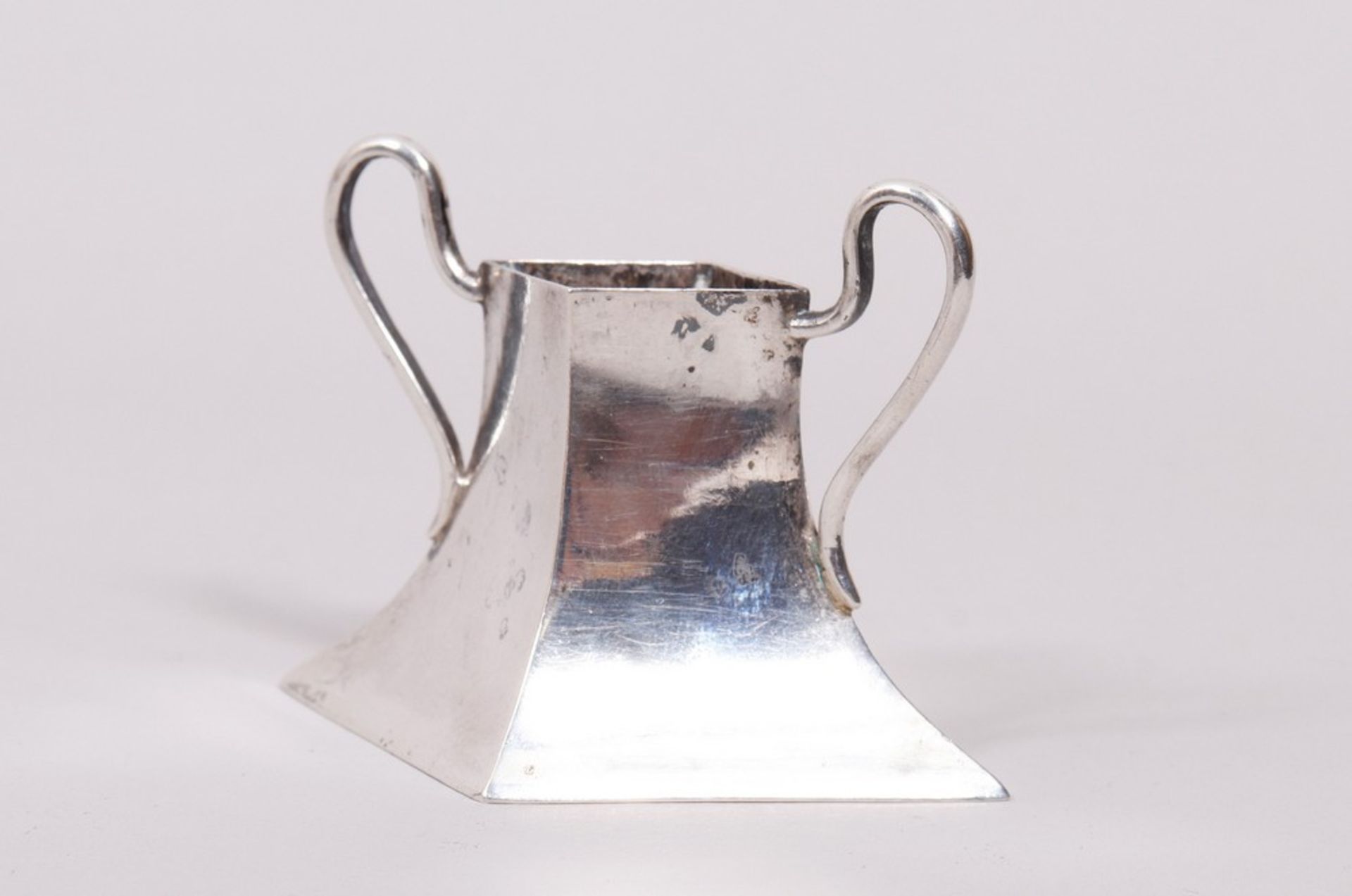 Miniatur-Vase, 925er Silber, Wing On & Co., Hongkong, um 1900/20  - Bild 2 aus 3