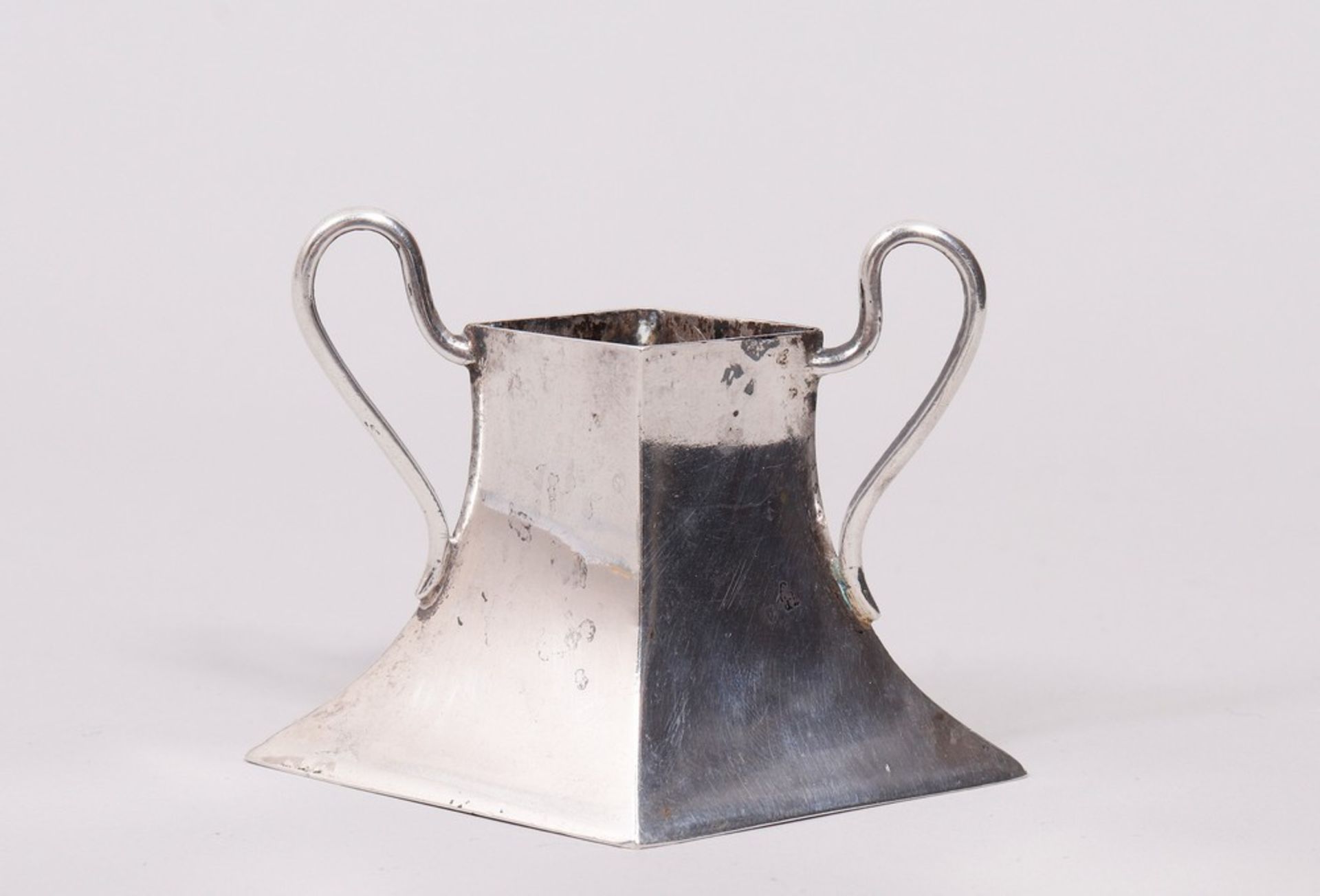 Miniatur-Vase, 925er Silber, Wing On & Co., Hongkong, um 1900/20 