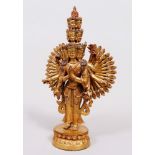 Avalokiteshvara, Nepal/Tibet, wohl 19./20.Jh., 4-tlg.
