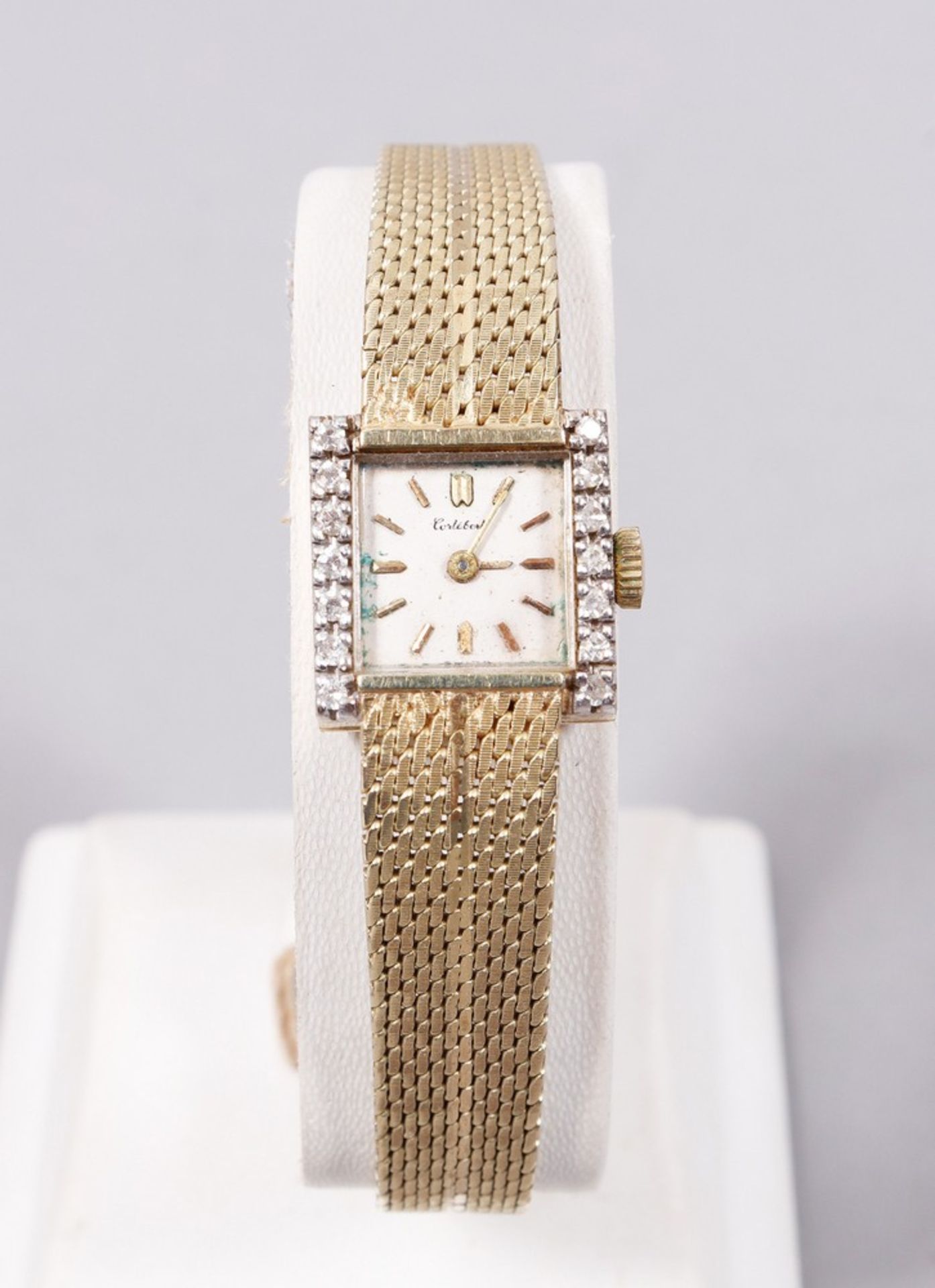 Ladies' wristwatch, 585 yellow gold, Cortébert
