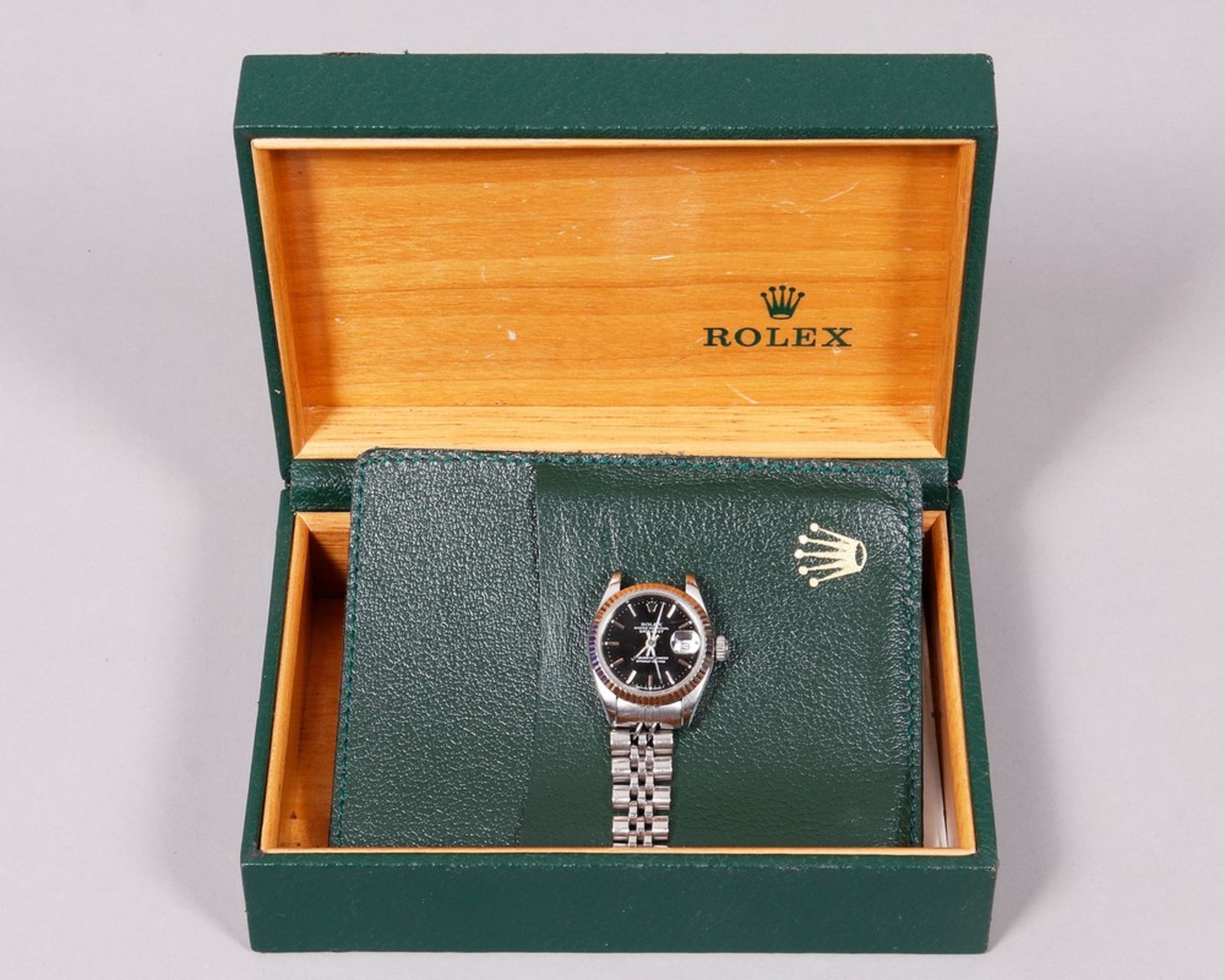 Ladies' wristwatch, Rolex, model "Oyster Perpetual Datejust", 2nd H. 20th C.  