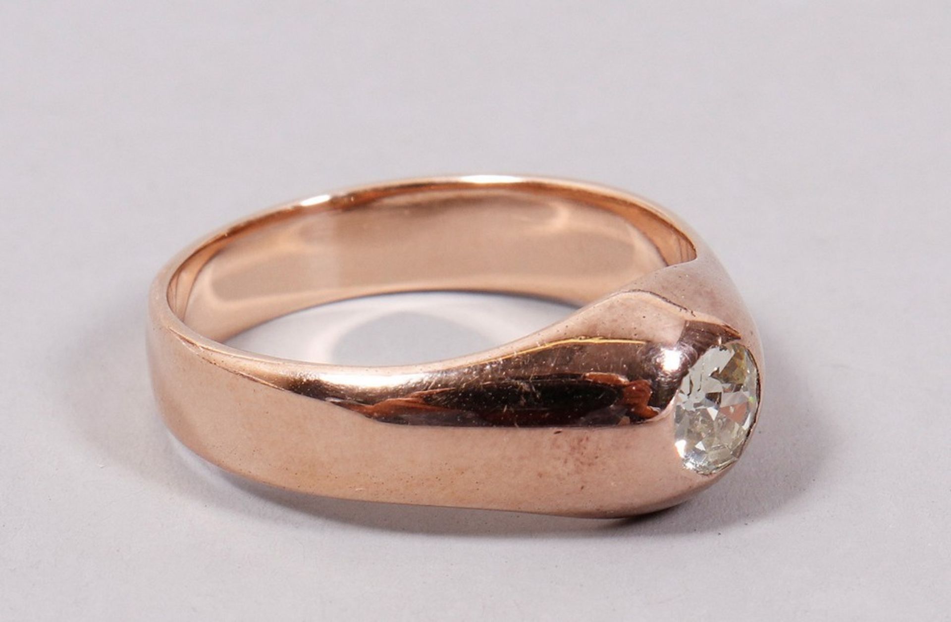 Art Deco band ring, 585 gold/rose gold - Image 4 of 4