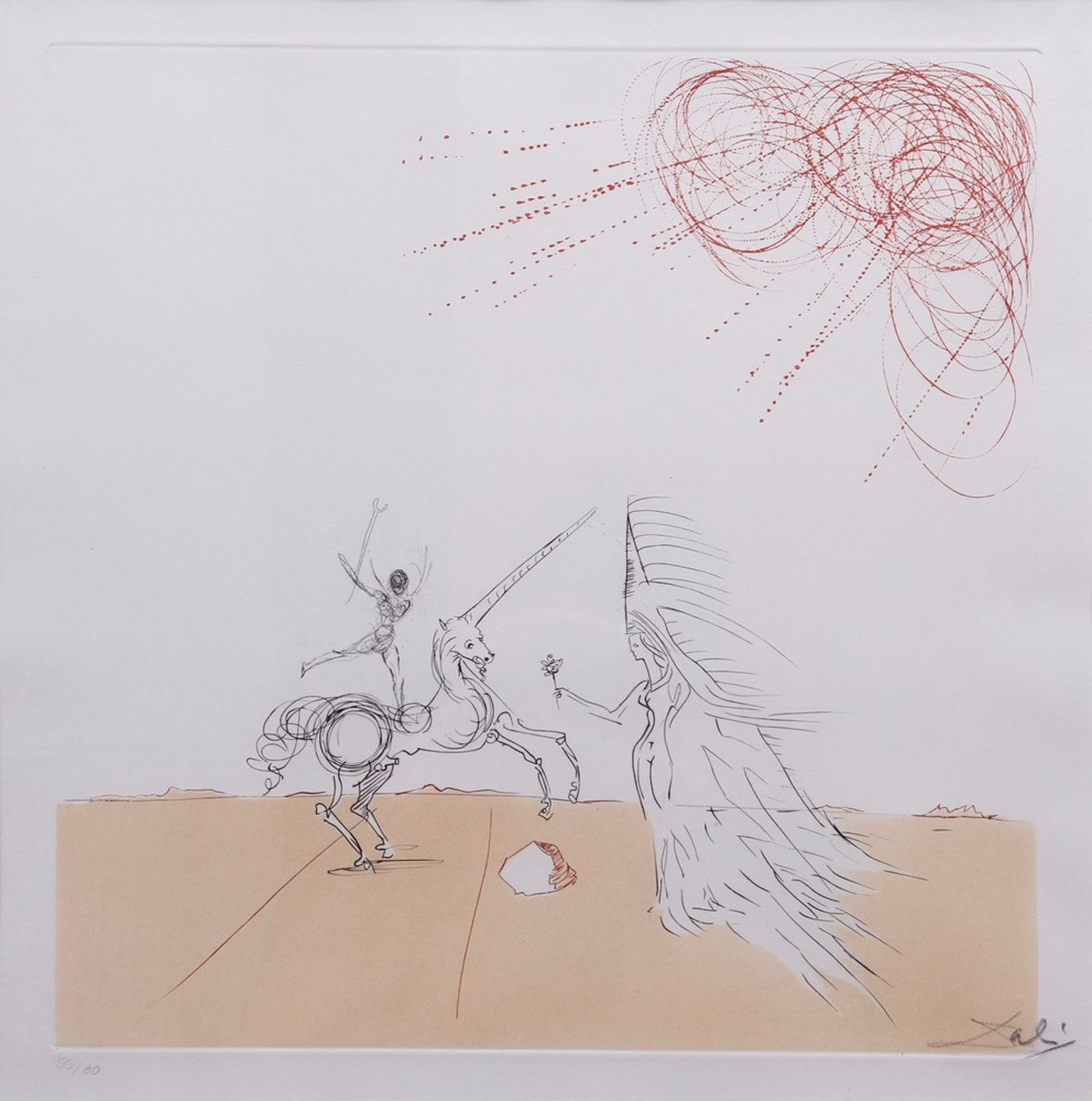 Salvador Felipe Jacinto Dalí i Domènech (1904, Figueres, Catalonia - 1989, ibid.) - Image 2 of 3