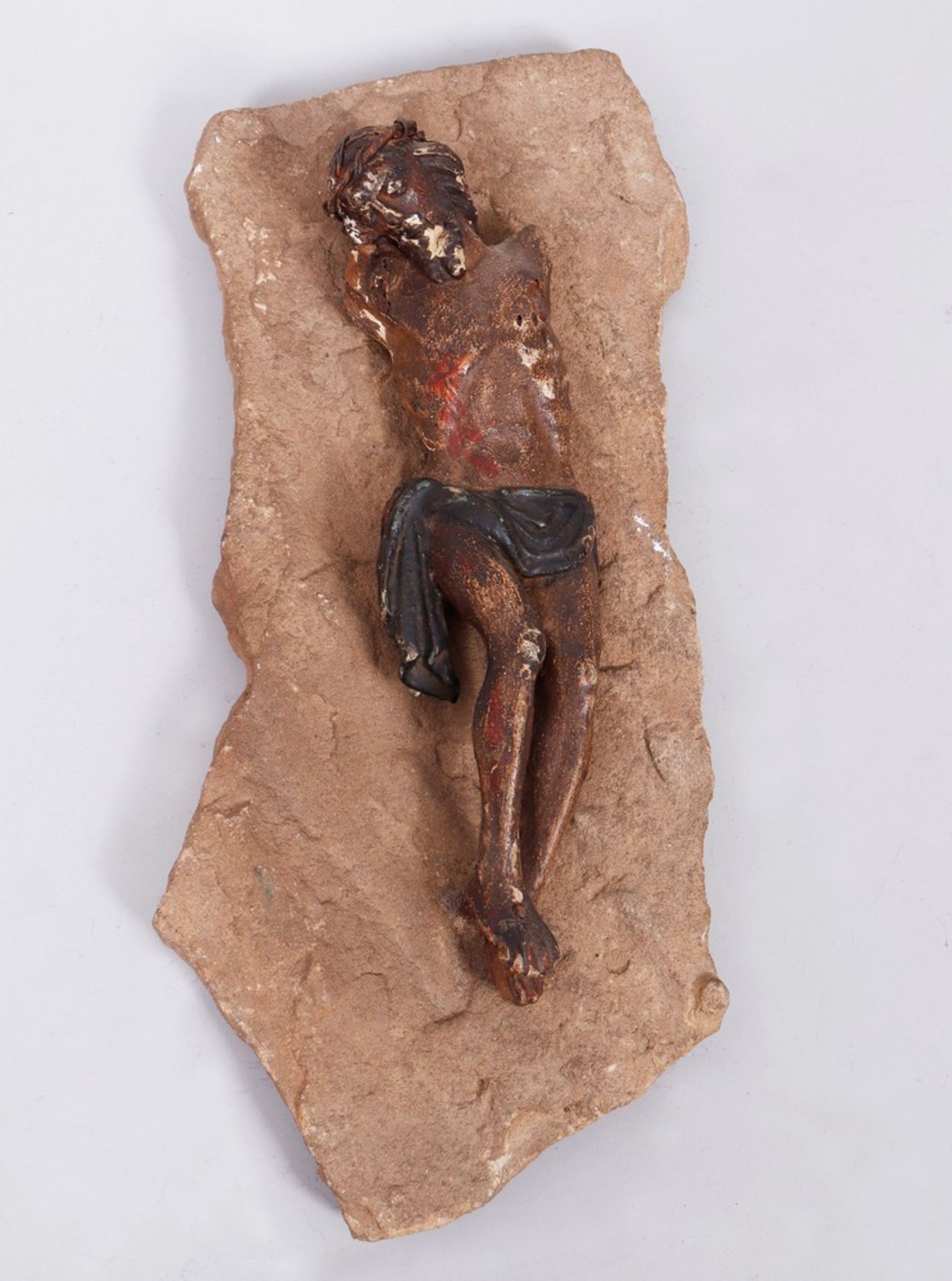 Partial crucifix, probably South German, probably 18th C.