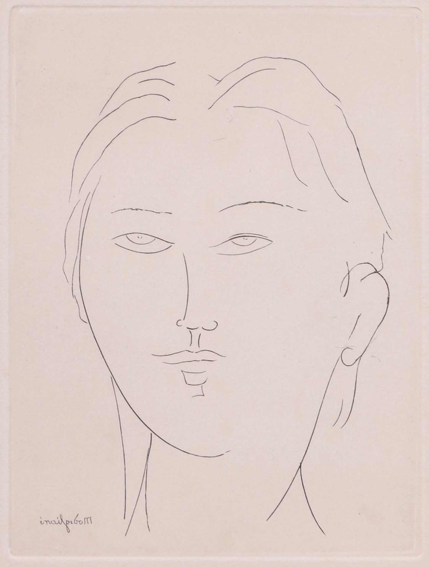 Amedeo Clemente Modigliani (1884, Livorno - 1920, Paris) - Image 2 of 3