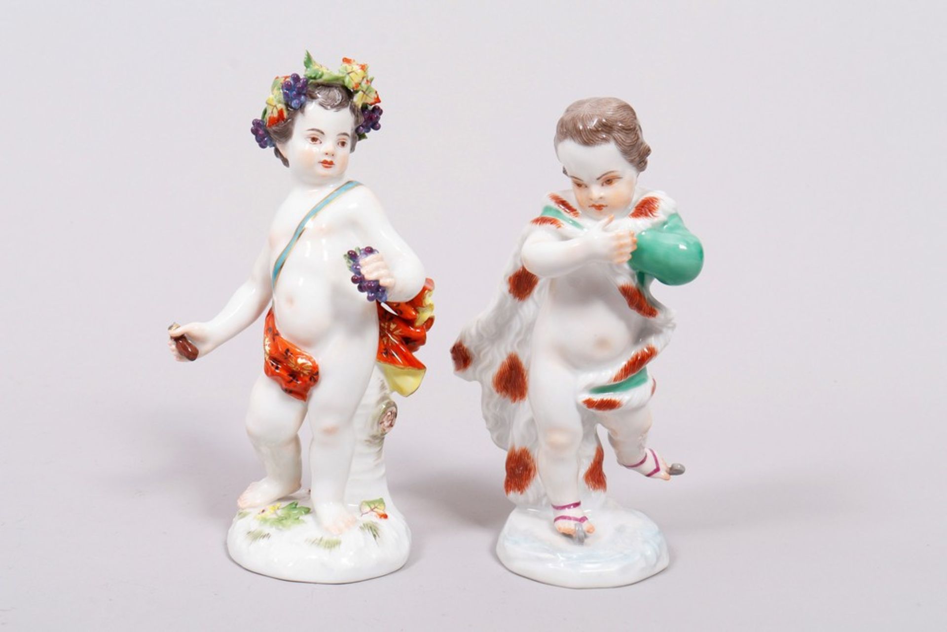 "The Four Seasons", design Johann Joachim Kaendler, Meissen, 20th C. - Image 5 of 8