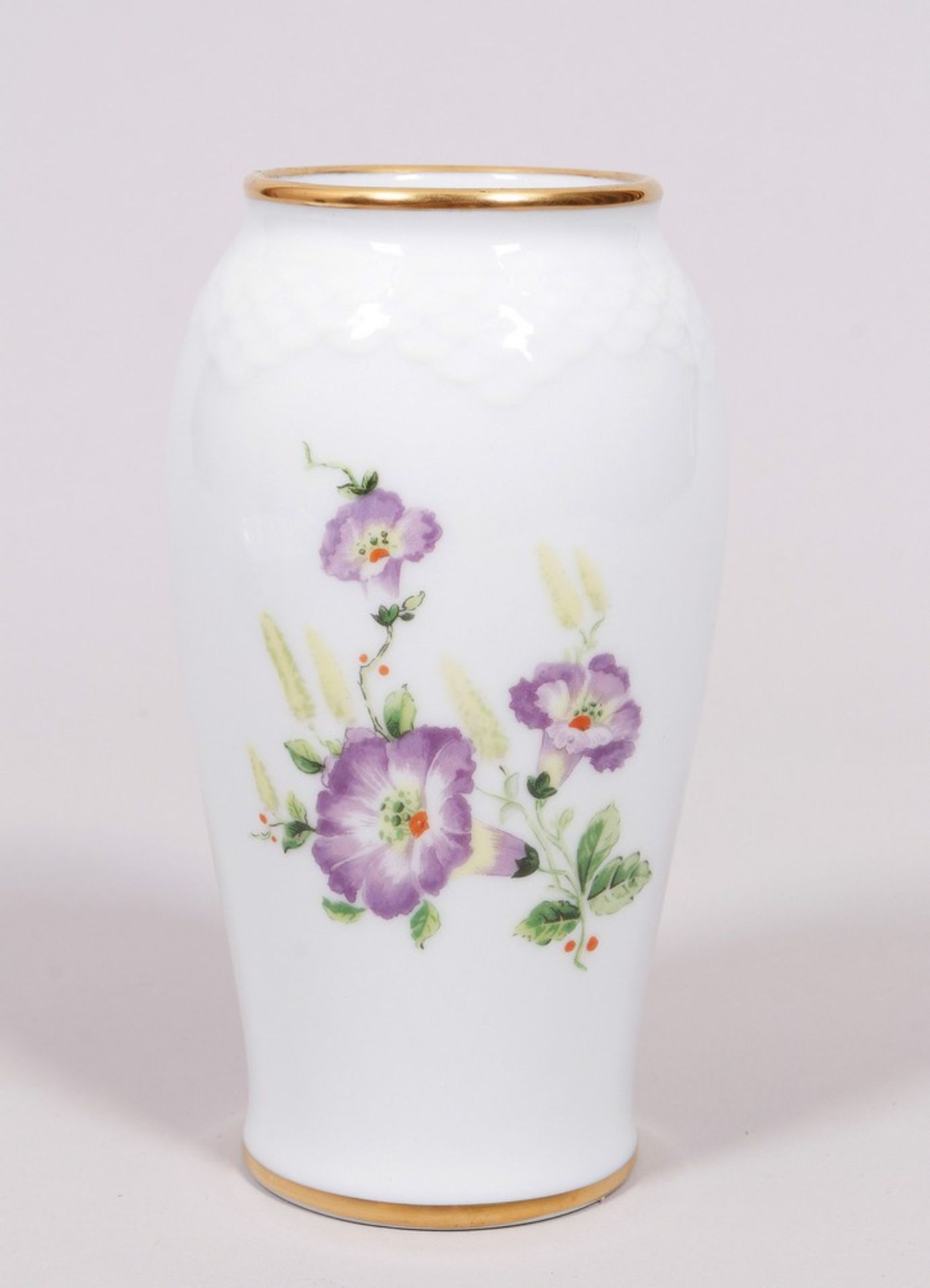 Vase und Blattschale, Bing & Gröndahl, 20.Jh.  - Bild 5 aus 6