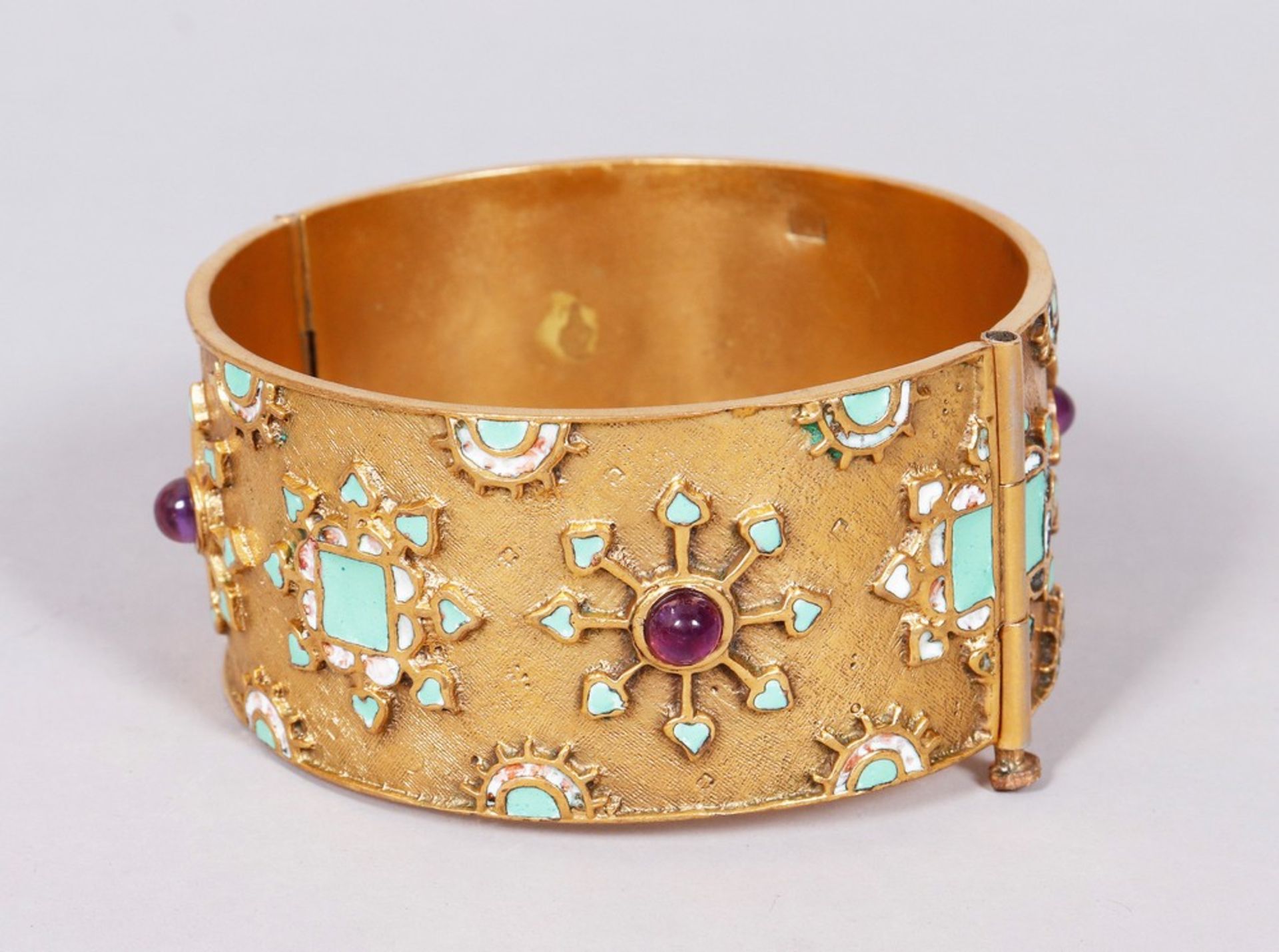Bangle, gold plated, probably France, 1st H. 20th C.